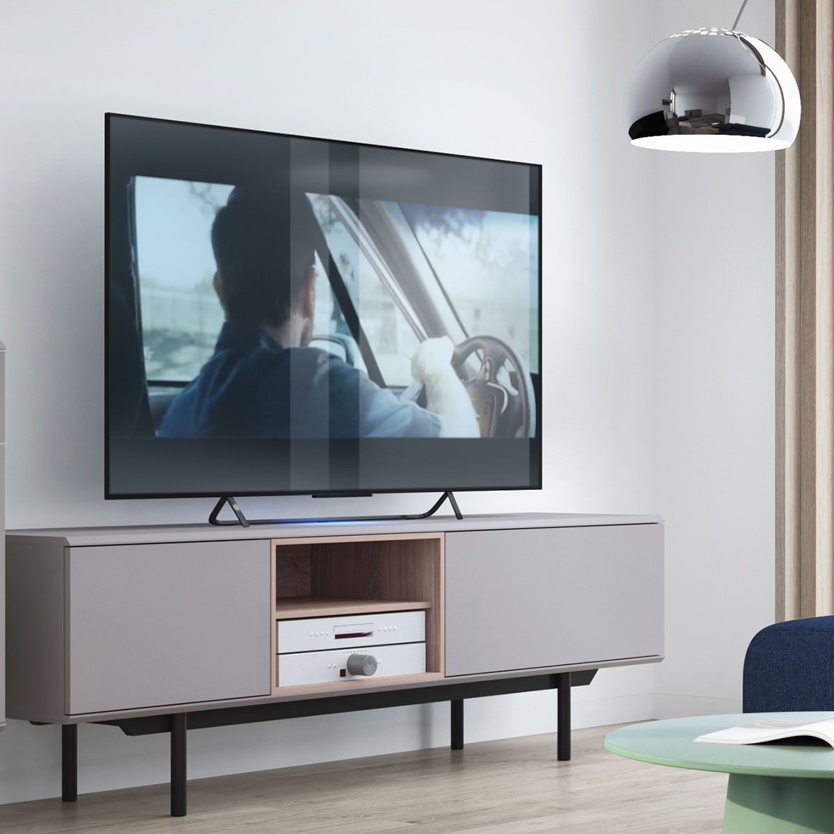 Mueble TV (175) INOX - Mobles Rossi