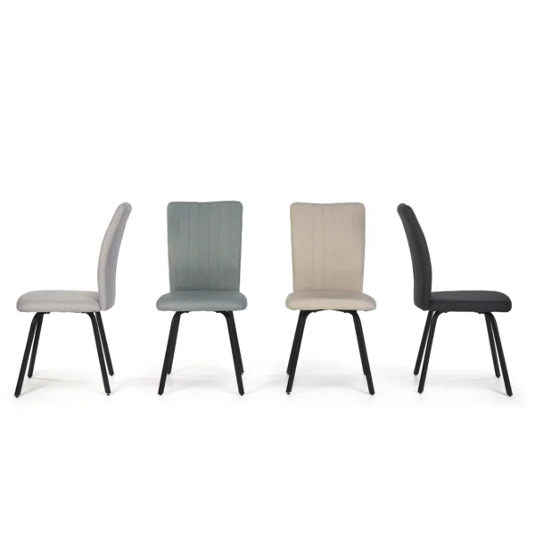 SILLA PRETTY GRIS OSCURO