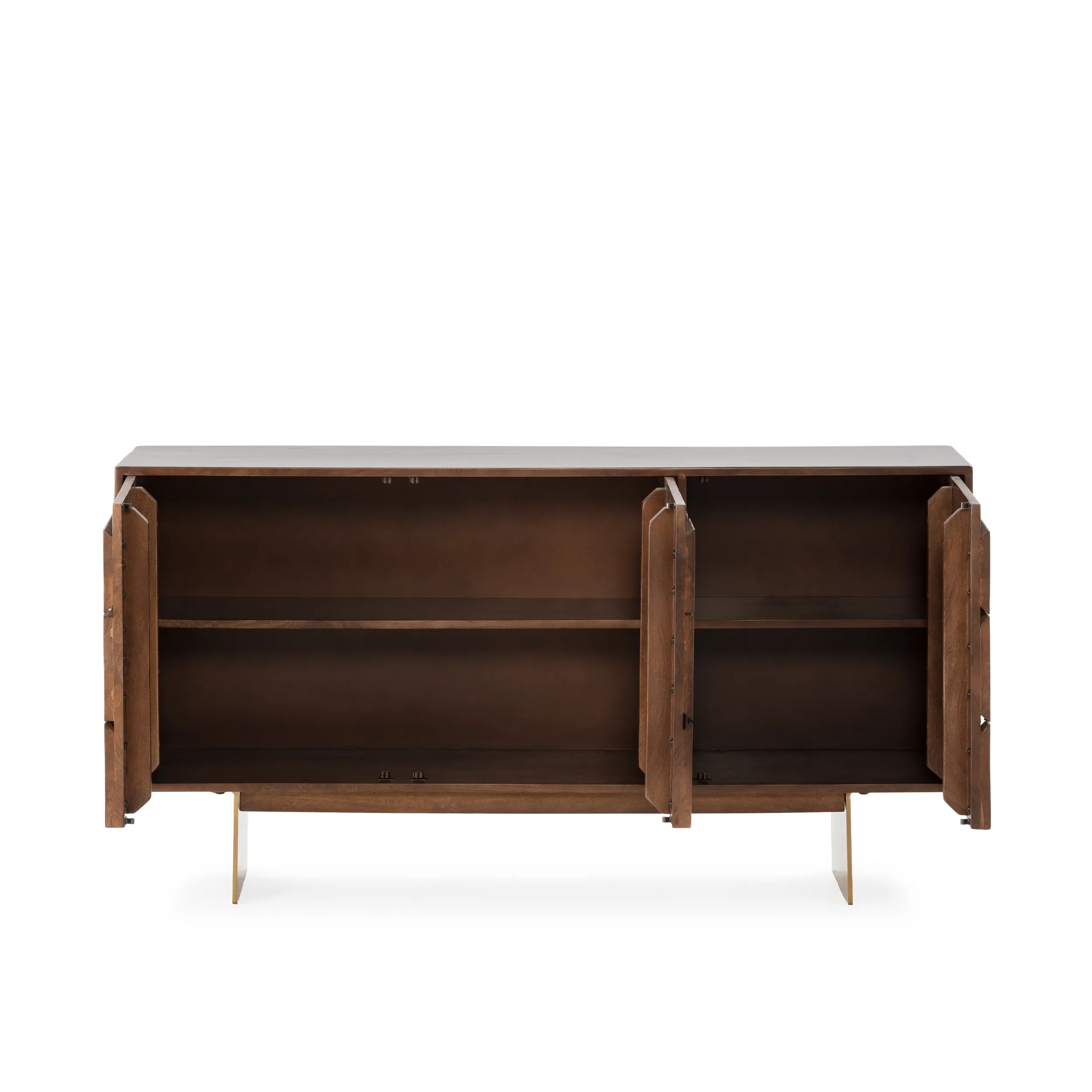 APARADOR TRISHA 3P 145CM MARRON OSCURO _risultato