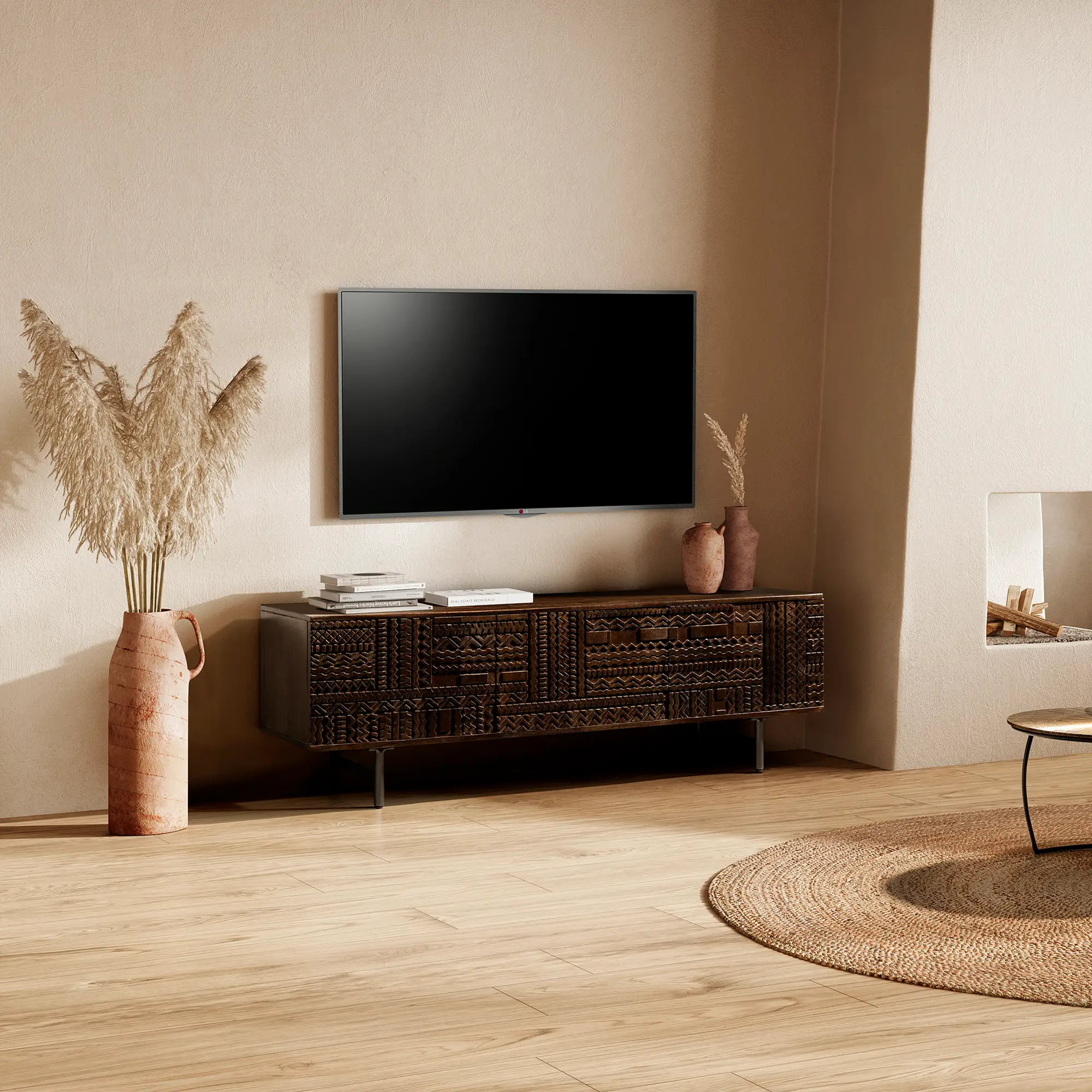 Mueble TV Kalai Verde Oliva