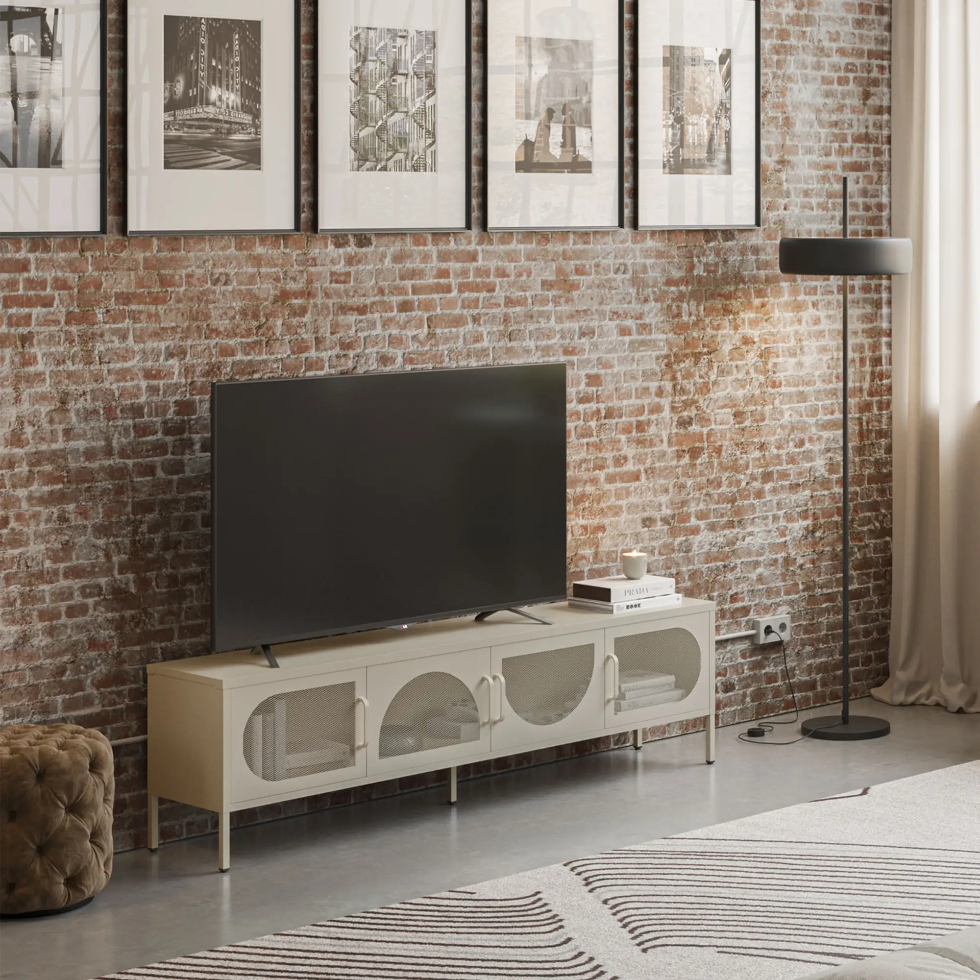 Mueble TV Tayra 180 Crema