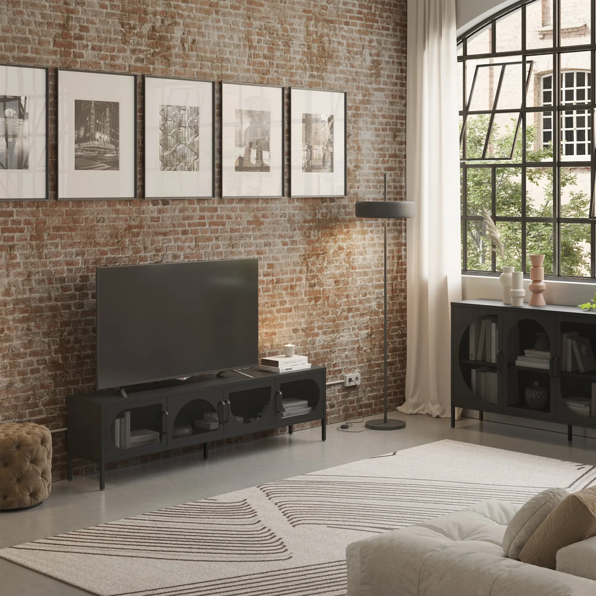 Mueble TV Tayra 180 Negro