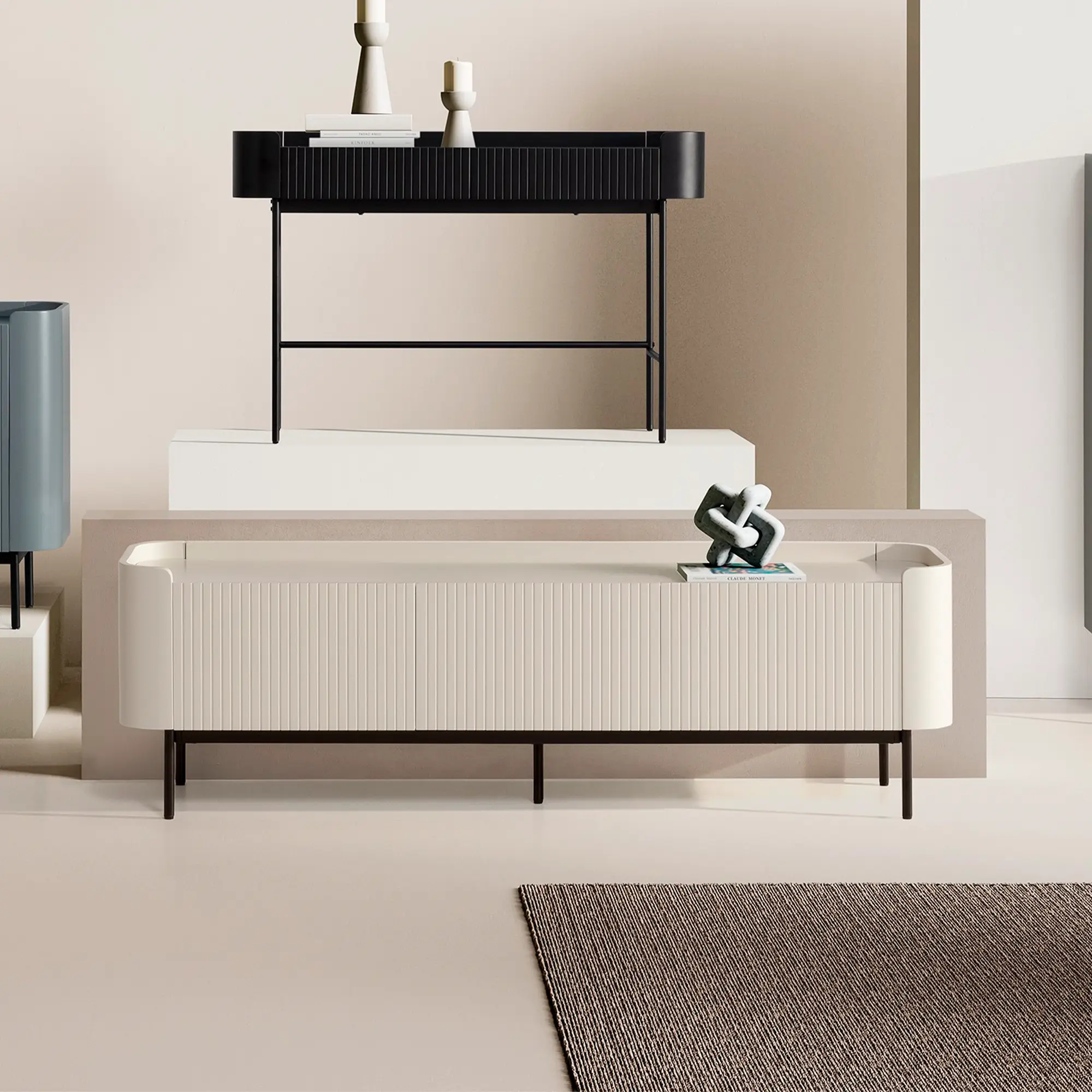 Mueble TV Willa Crema