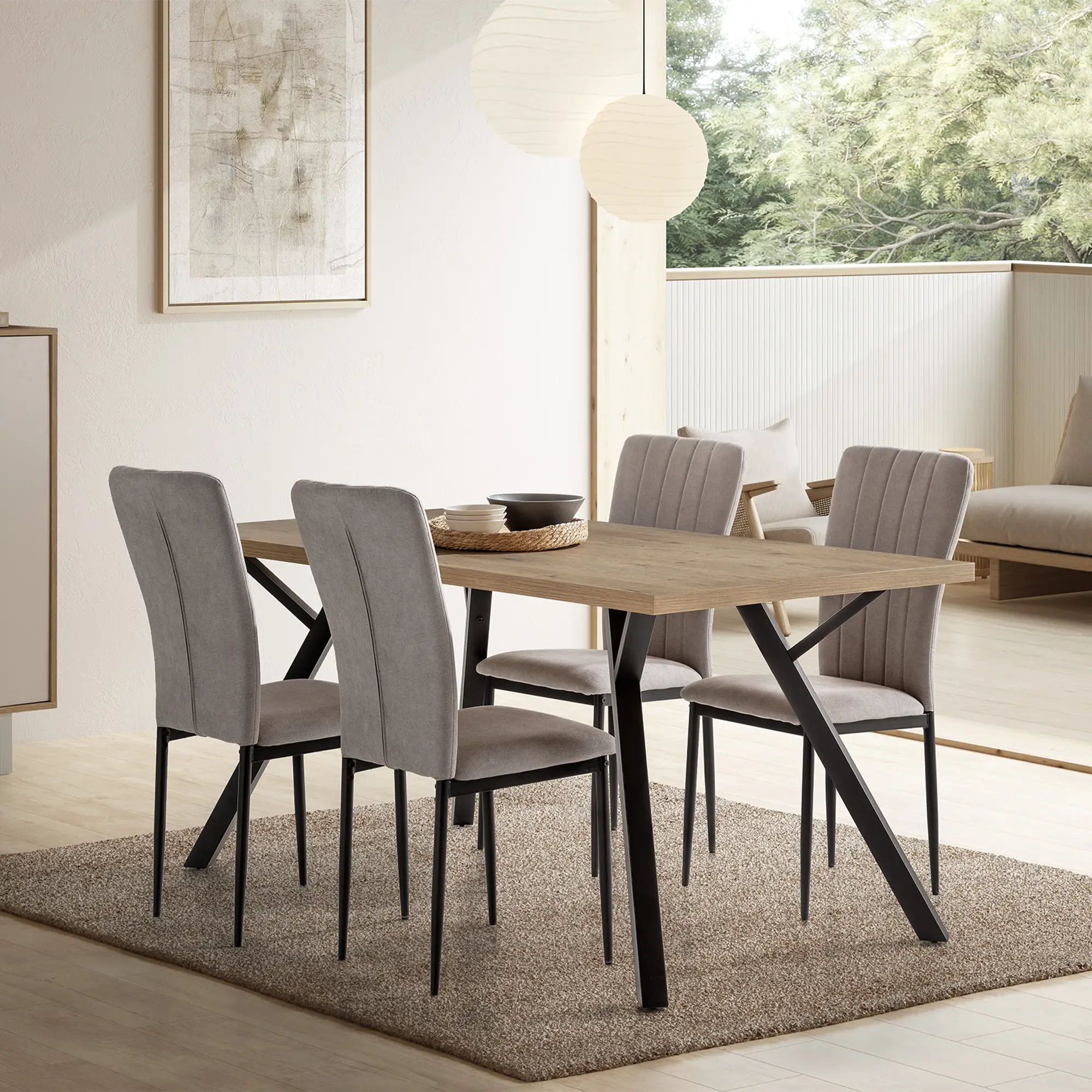 Silla Holly Gris