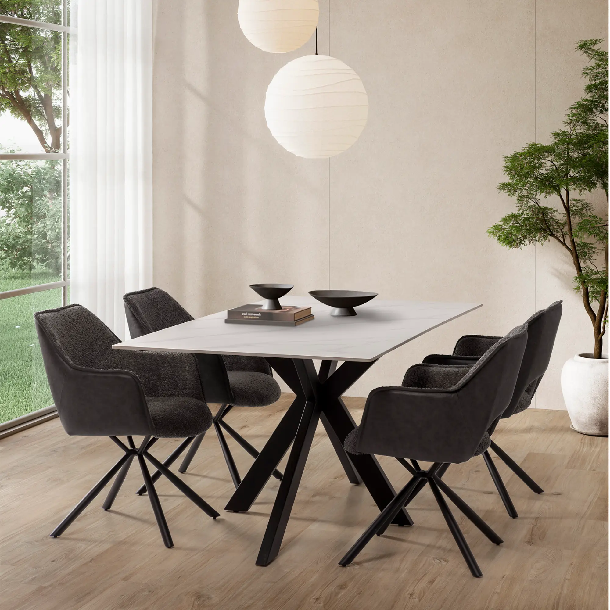 MESA DE COMEDOR BIMBA BLANCO