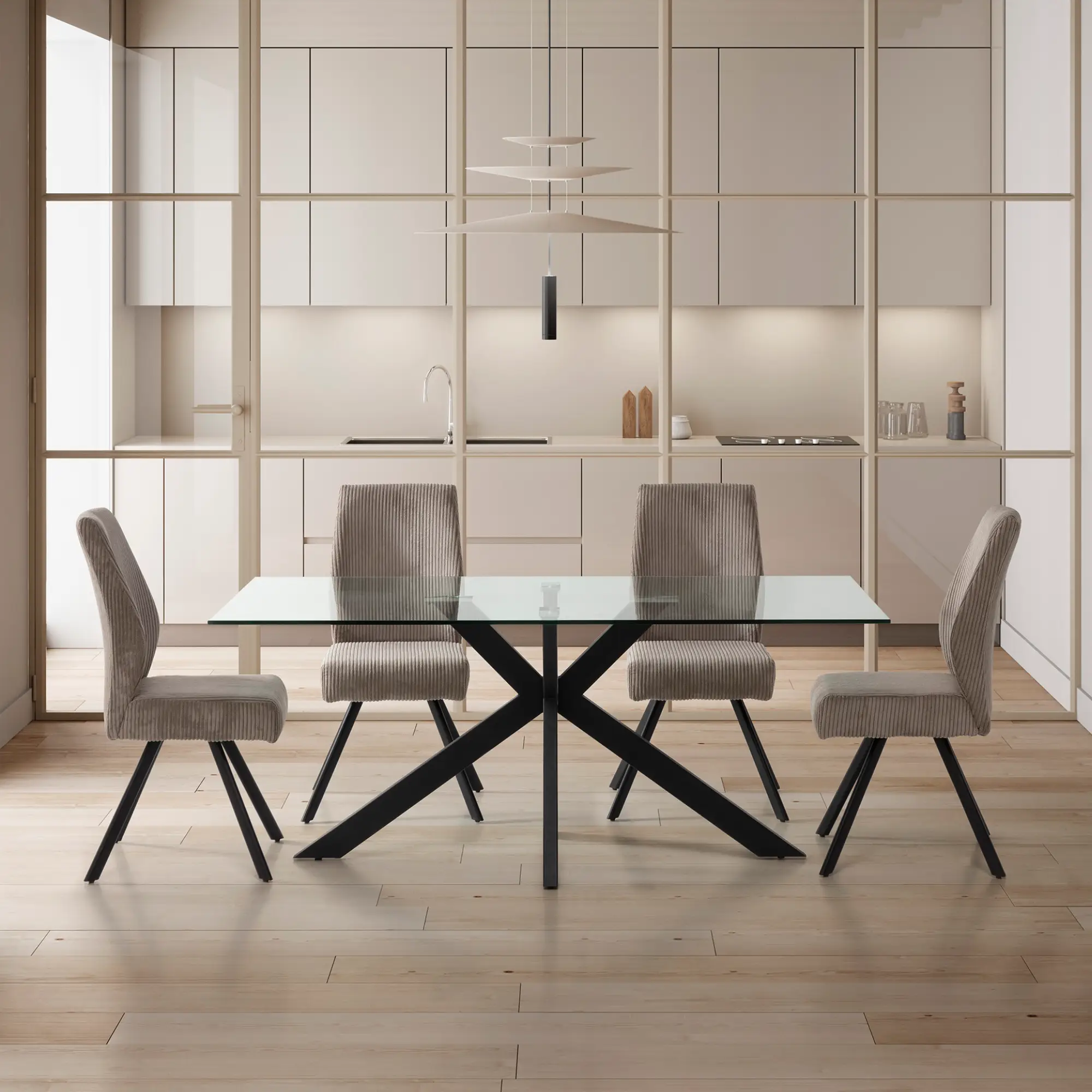 Mesa Celia 180X100 NEGRO