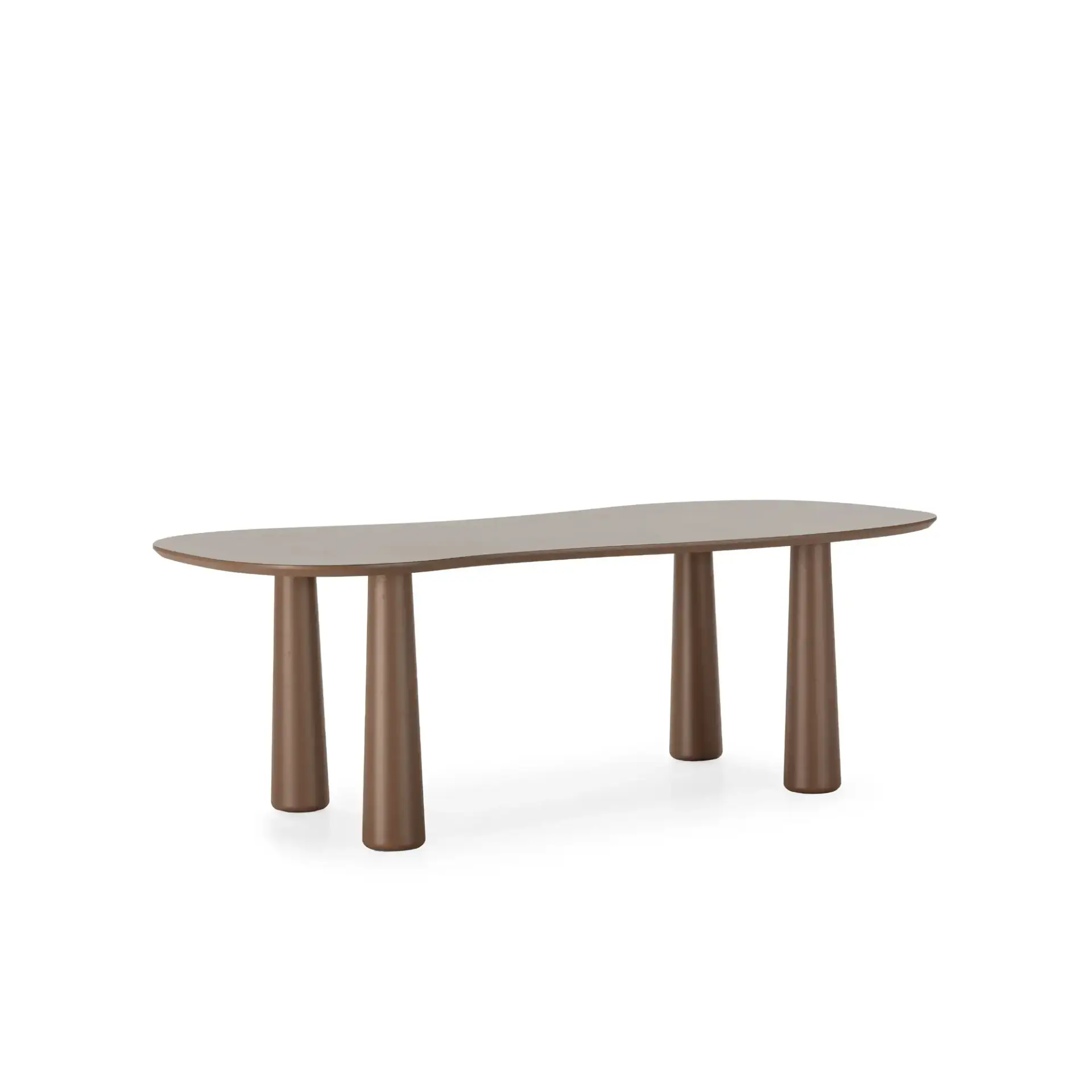 MESA NAHIA 220CM TERRACOTA