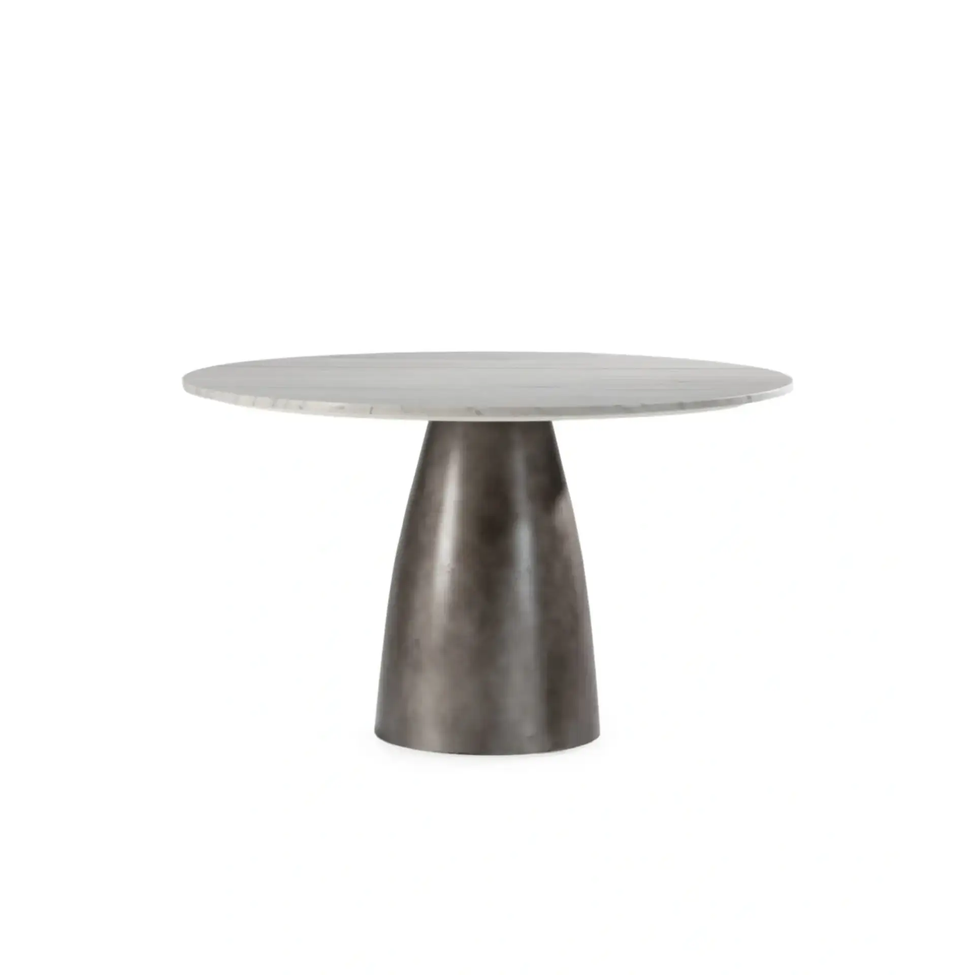 MESA REDONDA AMAL 130CM MARMOL BLANCO