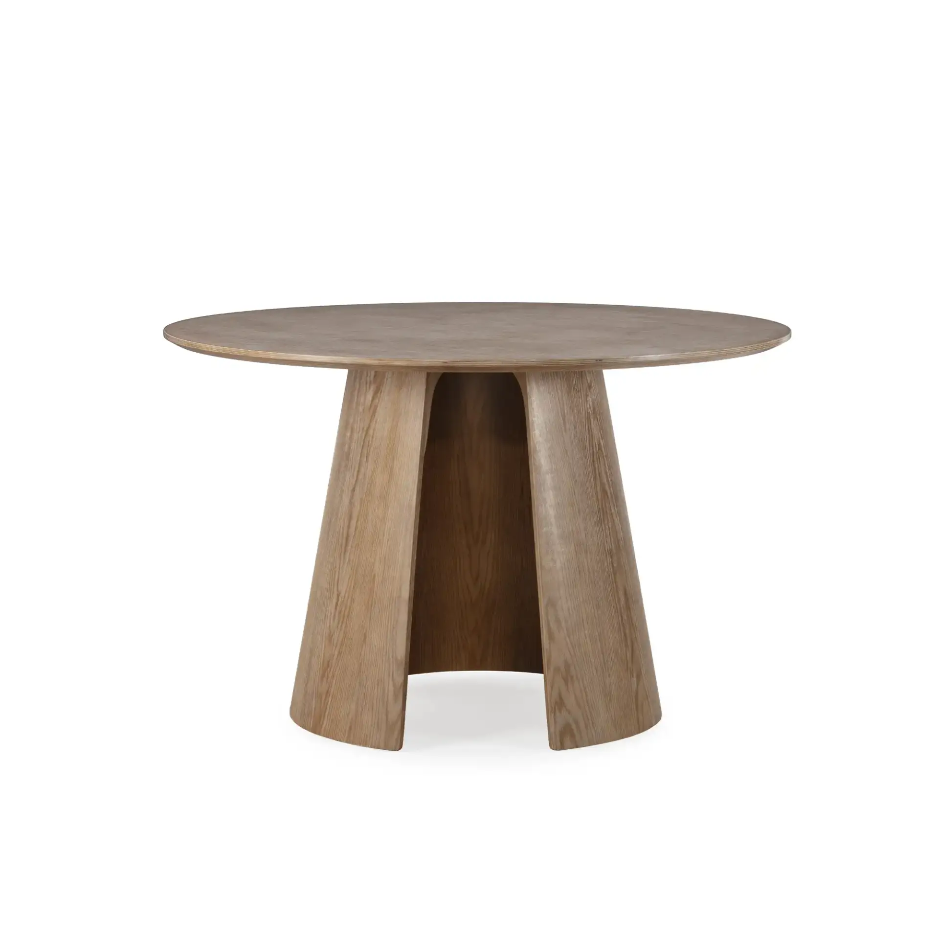 MESA REDONDA ZURI 120CM ROBLE LAVADO