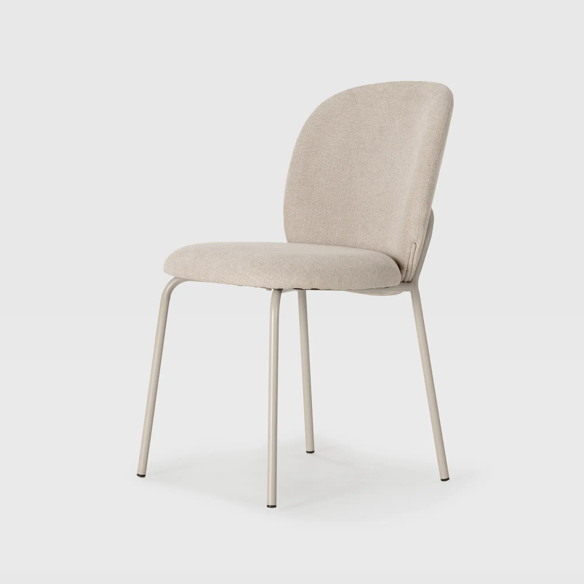 SILLA DAIA BEIGE PATAS CREMA