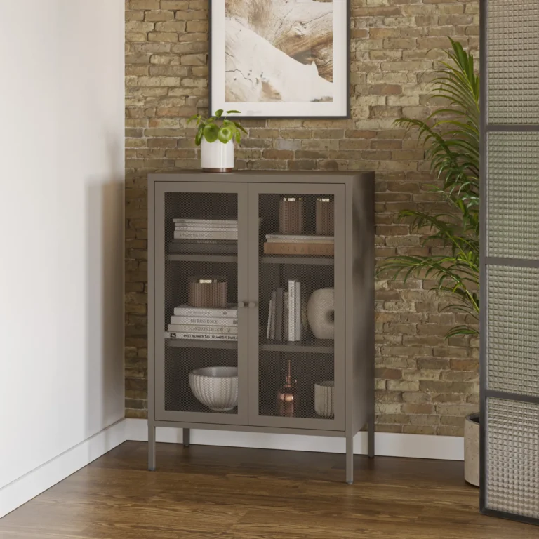Mueble Auxiliar Bajo Fayna 70 cm con 2 Puertas en Moca