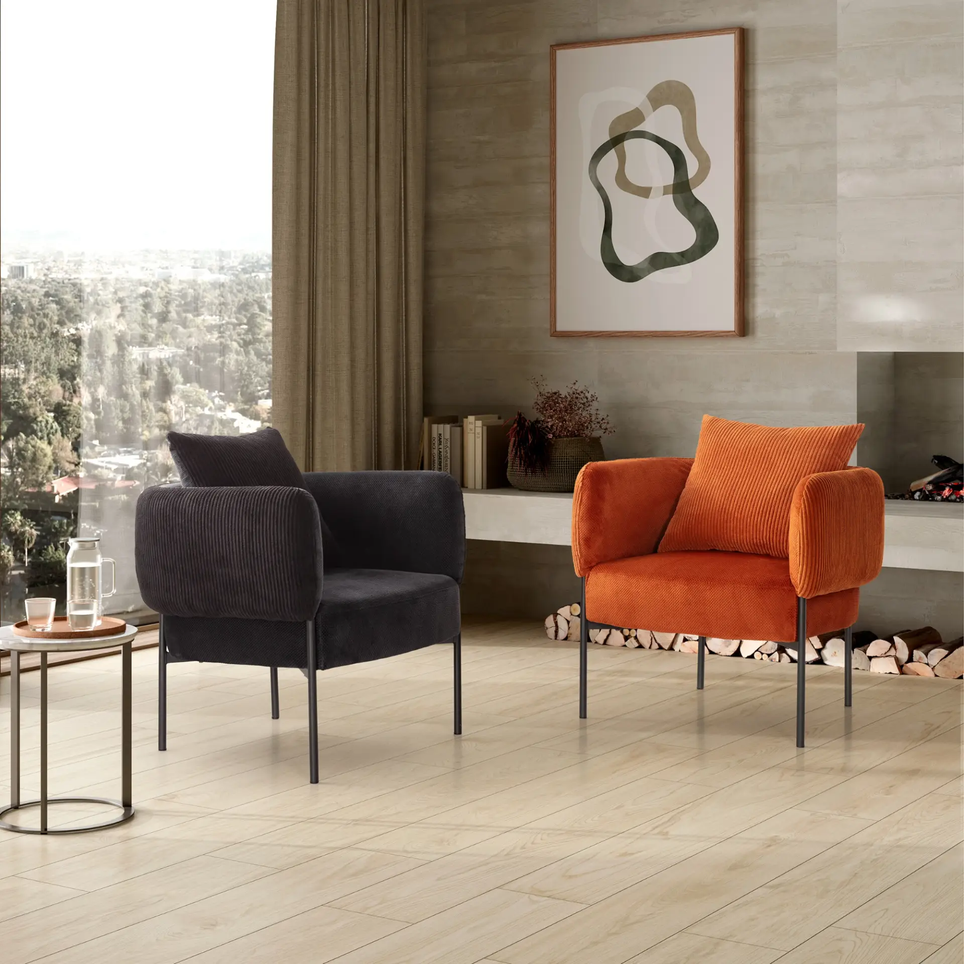 SILLÓN ARUNI NEGRO