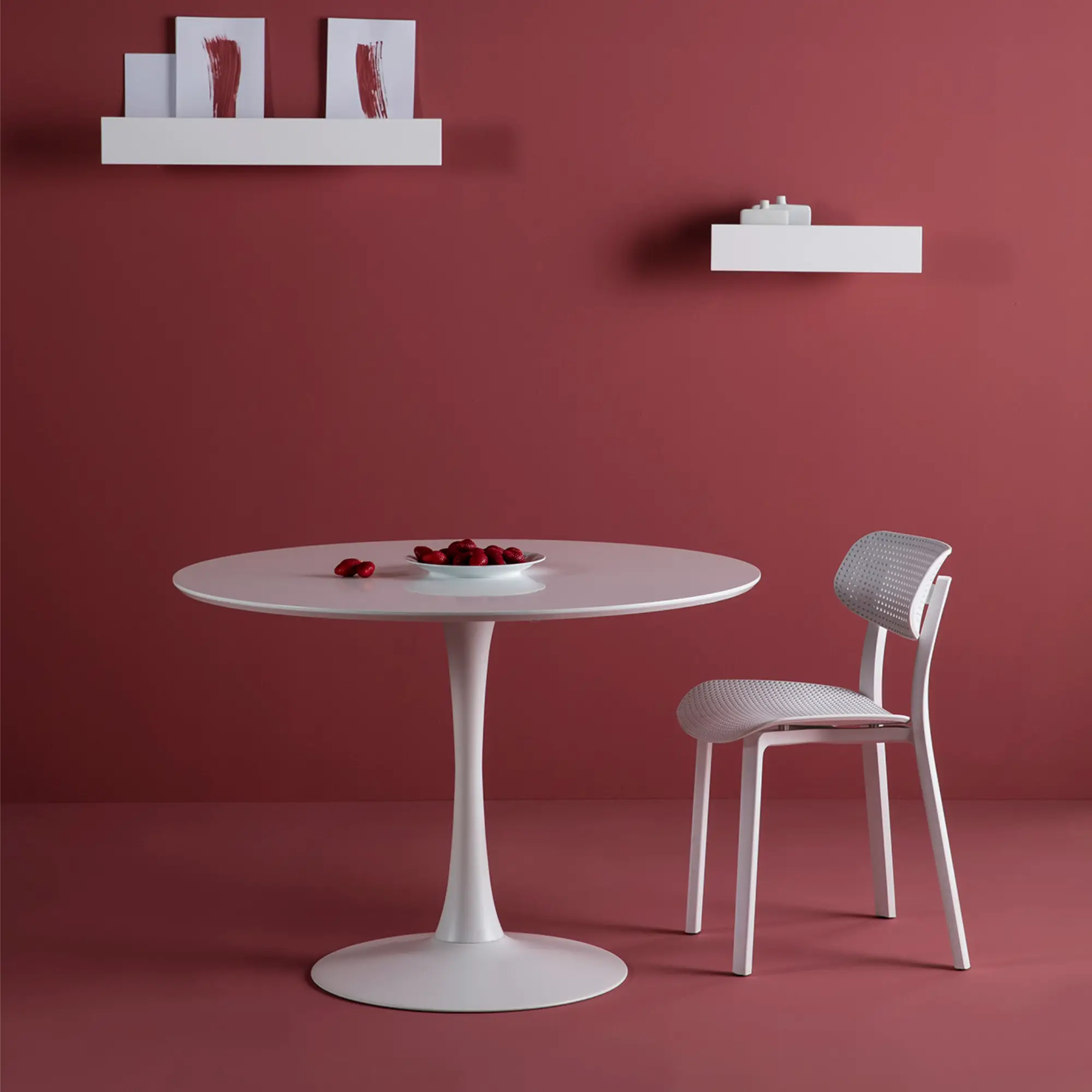 Mesa Redonda Oda BLANCO