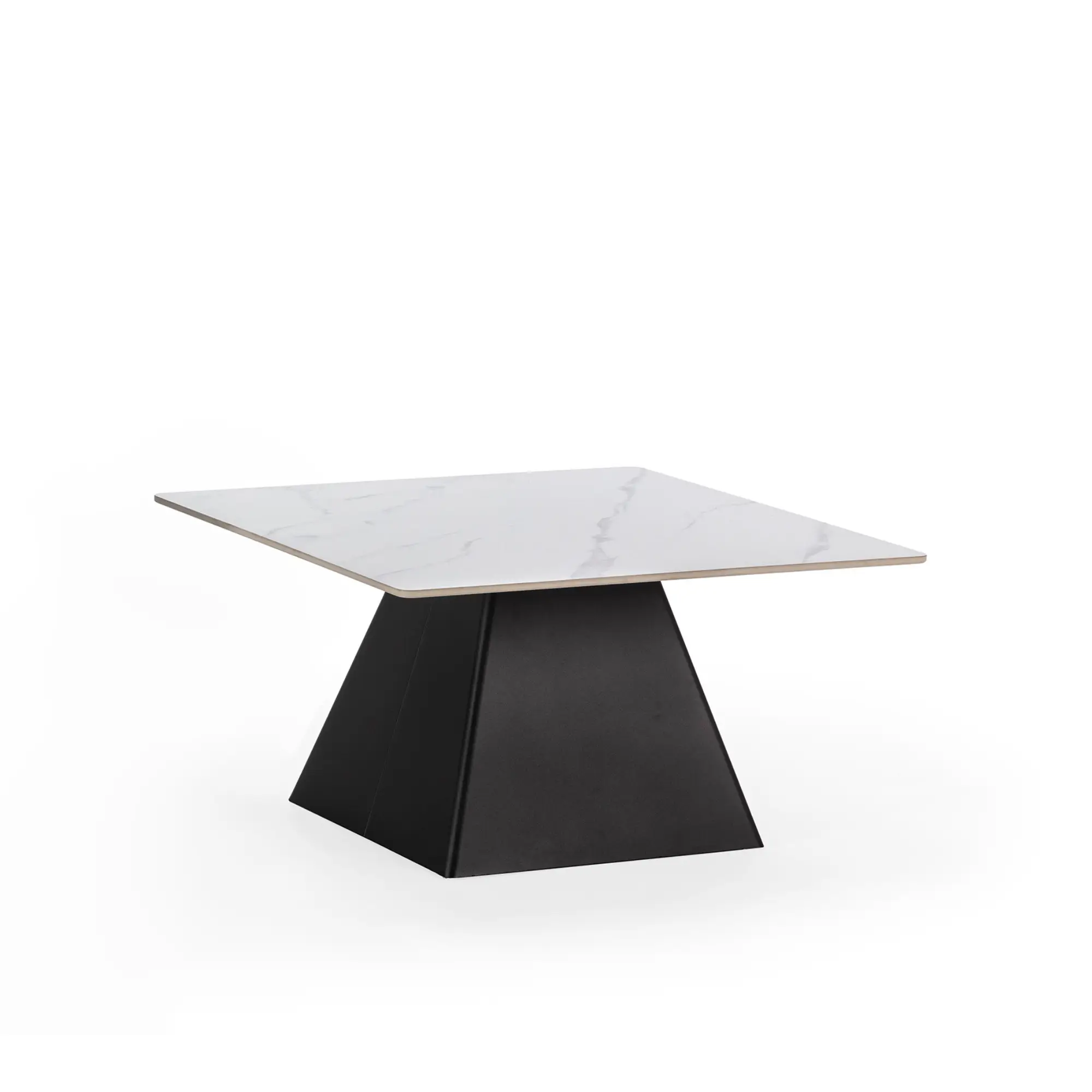 MESA CENTRO CUADRADA MERVE BLANCO MATE