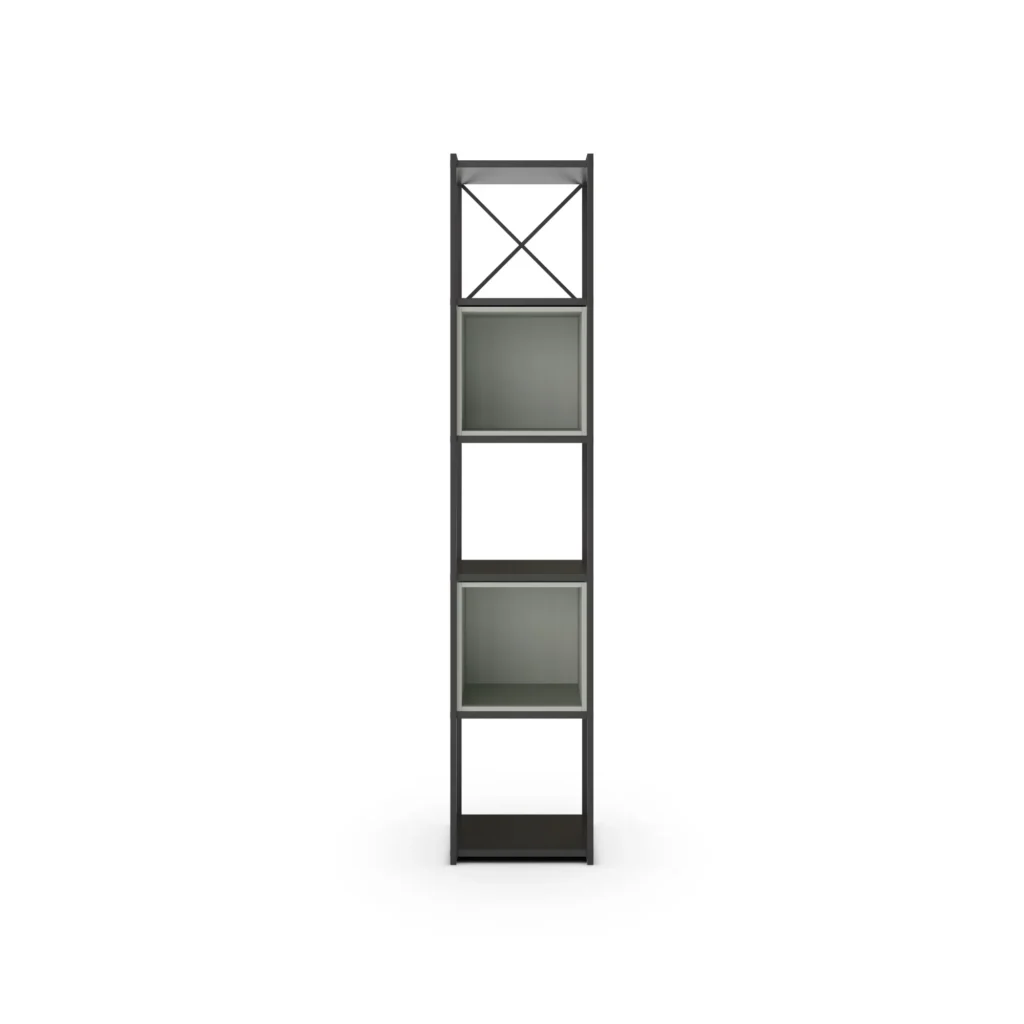 ESTANTERIA ANYA 36CM NEGRO CUBO VERDE 5