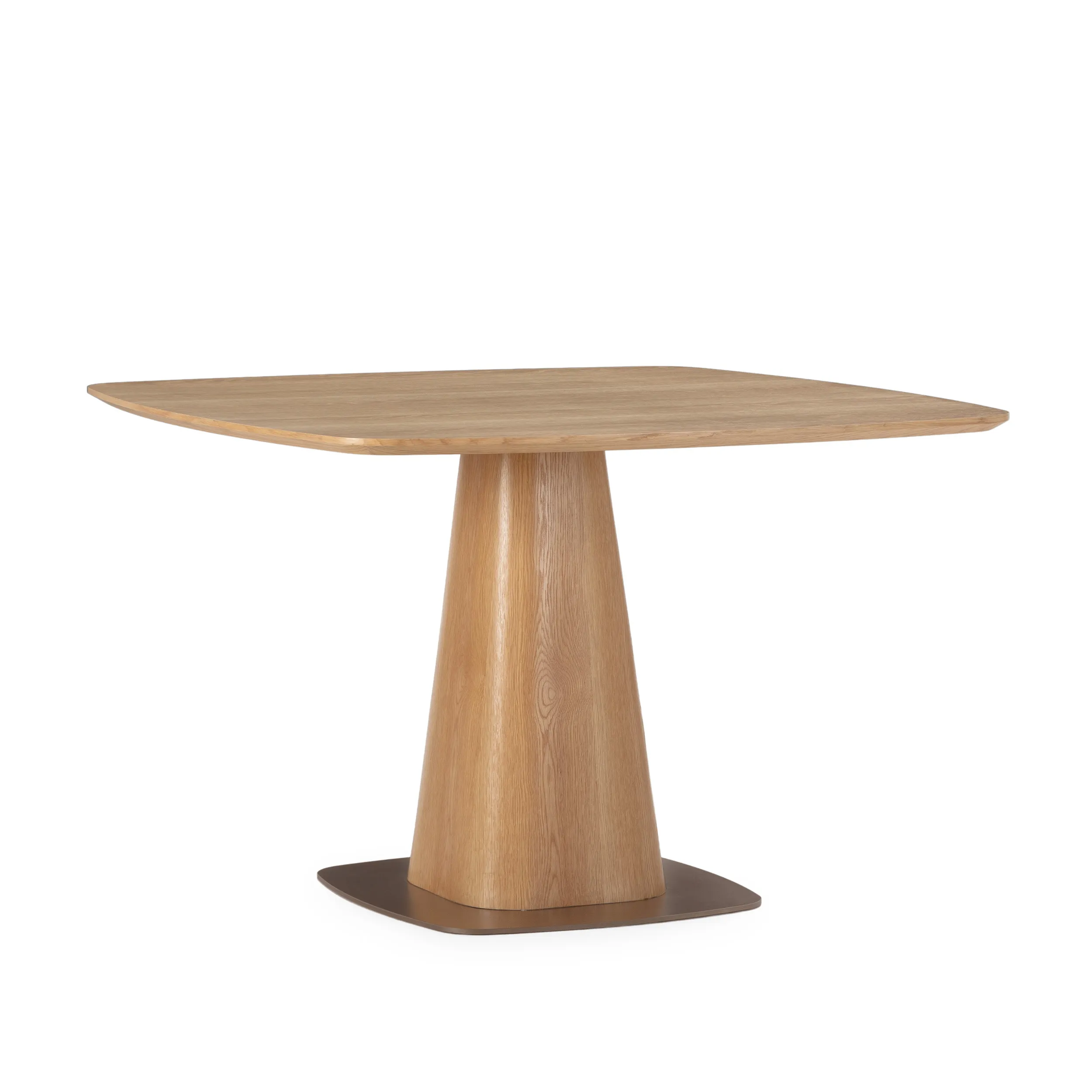 Mesa de Comedor Cuadrada Etel 120 cm en Roble