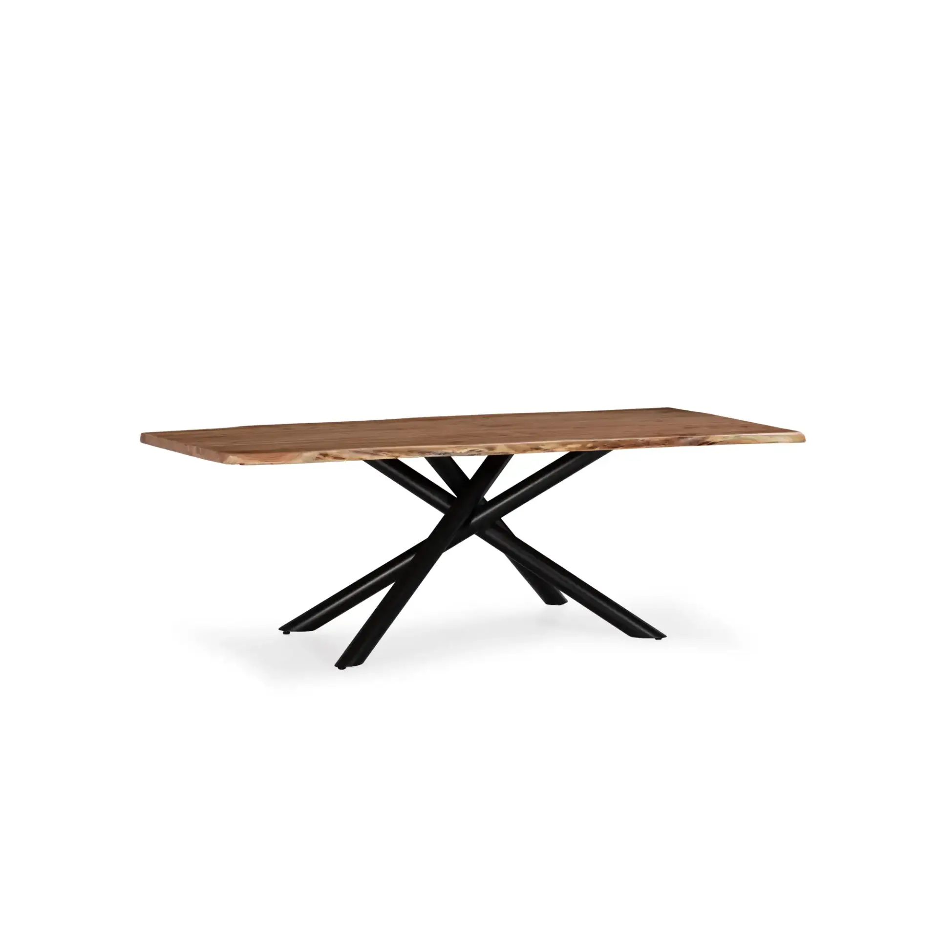 MESA RECT. ANURI 220CM ACACIA PATA METAL