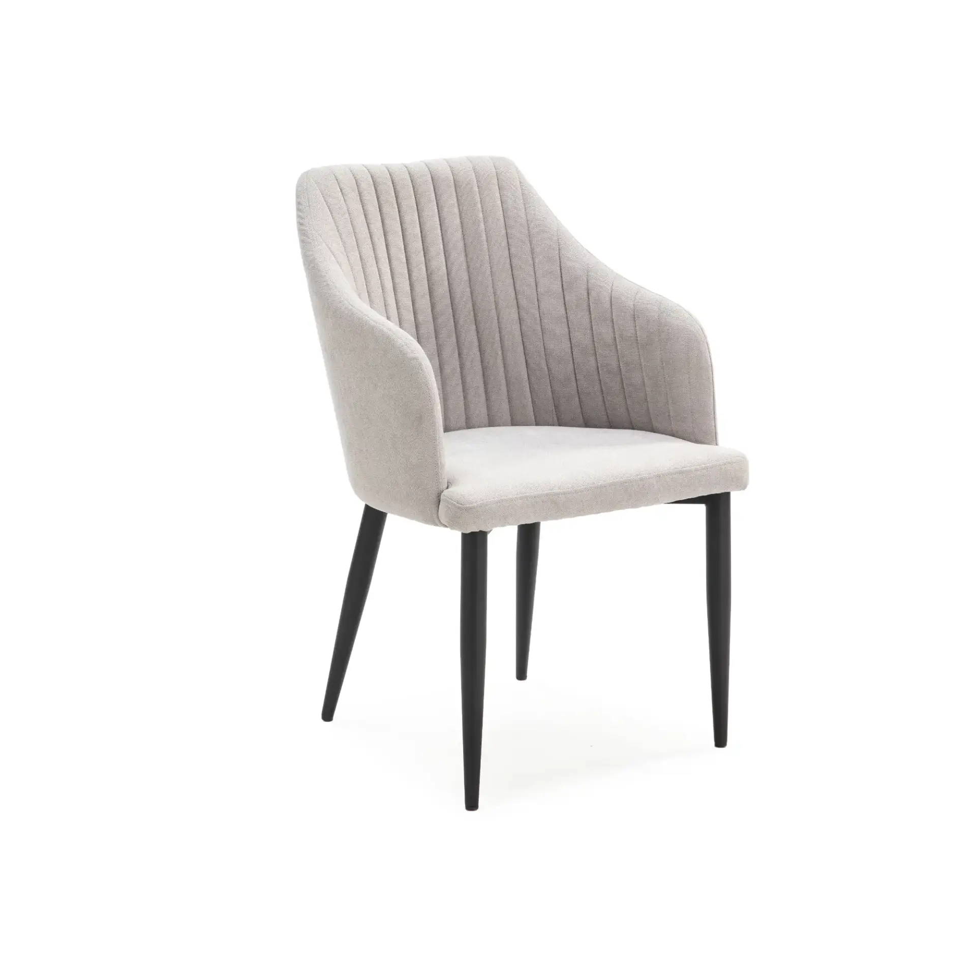SILLON NADI GRIS CLARO/PATA NEGRA 2P/CAJA