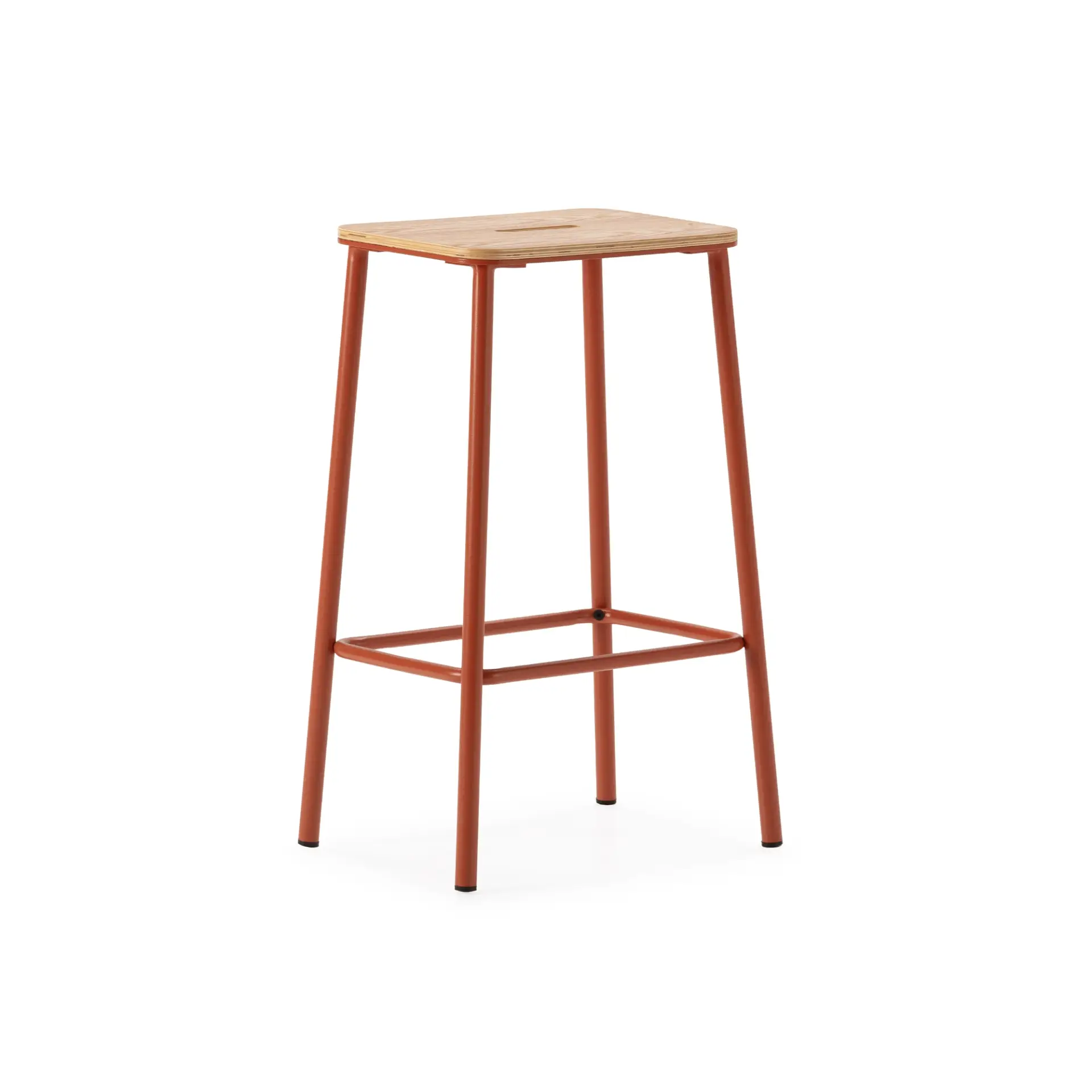 TABURETE ABBA ROBLE/PATA TEJA 2P/CAJA