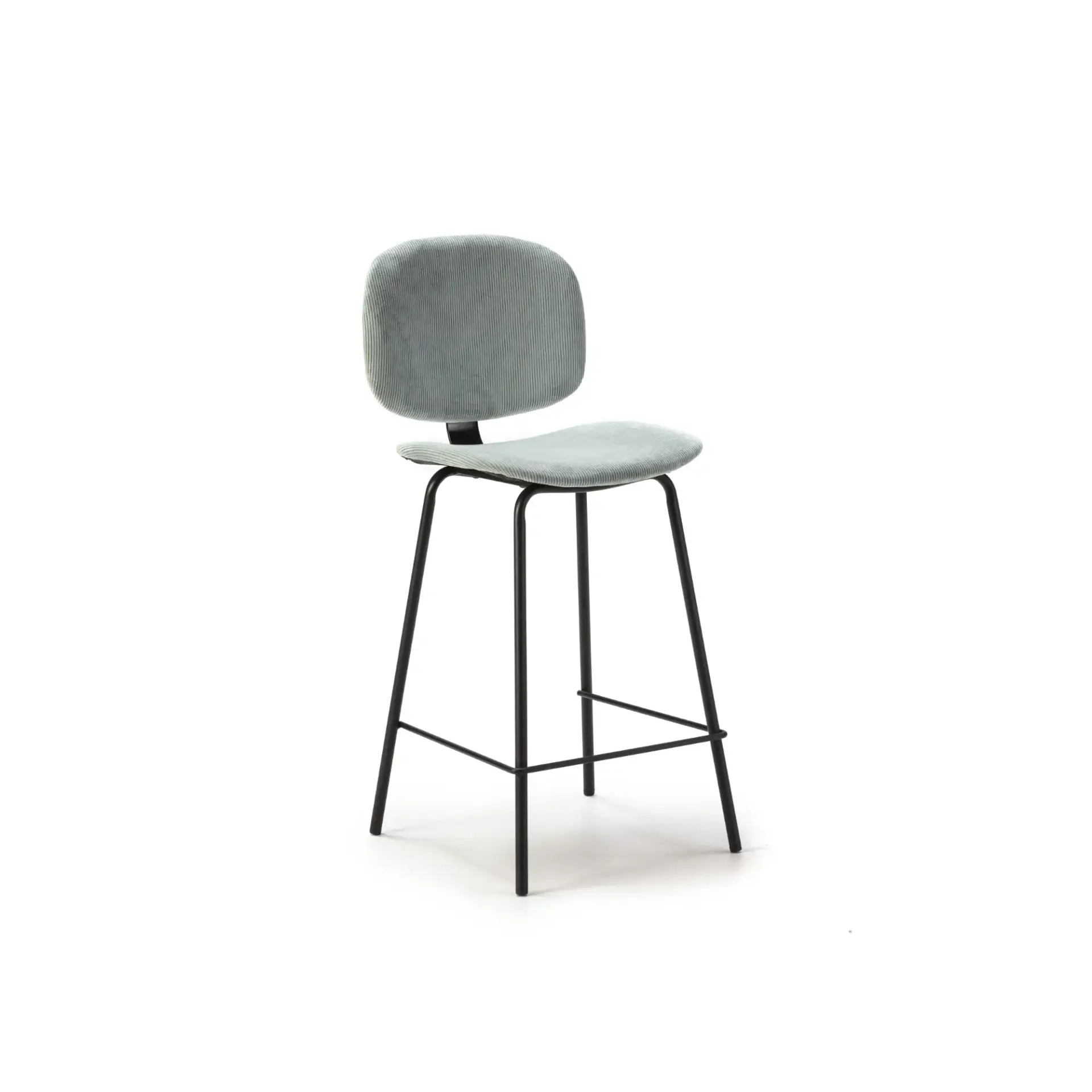 TABURETE ARUS 65CM AGUAMARINA/PATA NEGRA 2P/CAJA