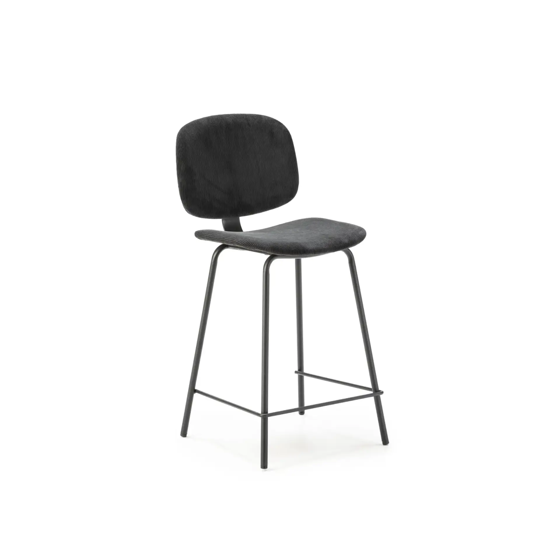TABURETE ARUS 65CM NEGRO/PATA NEGRA 2P/CAJA
