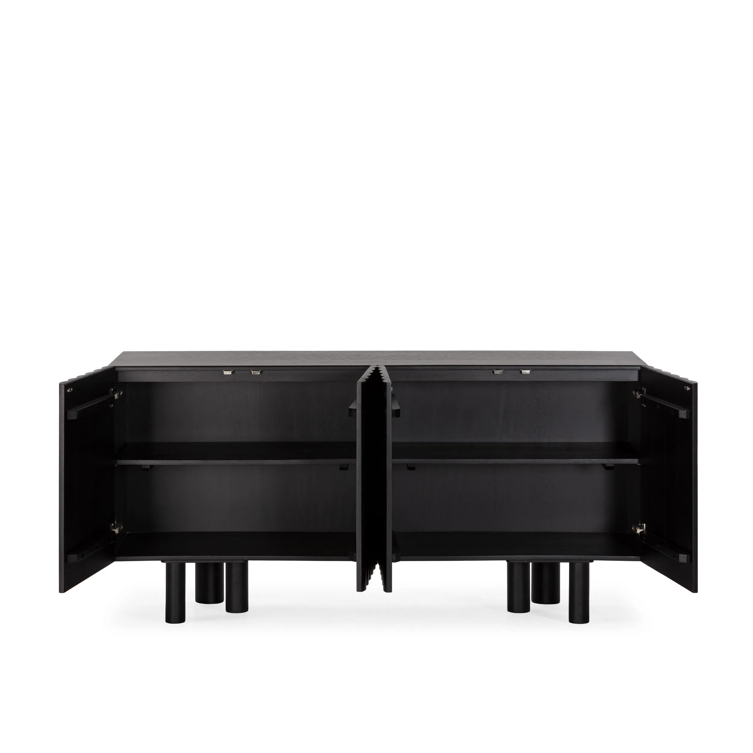 APARADOR TAMIRA 4P 160CM NEGRO_risultato