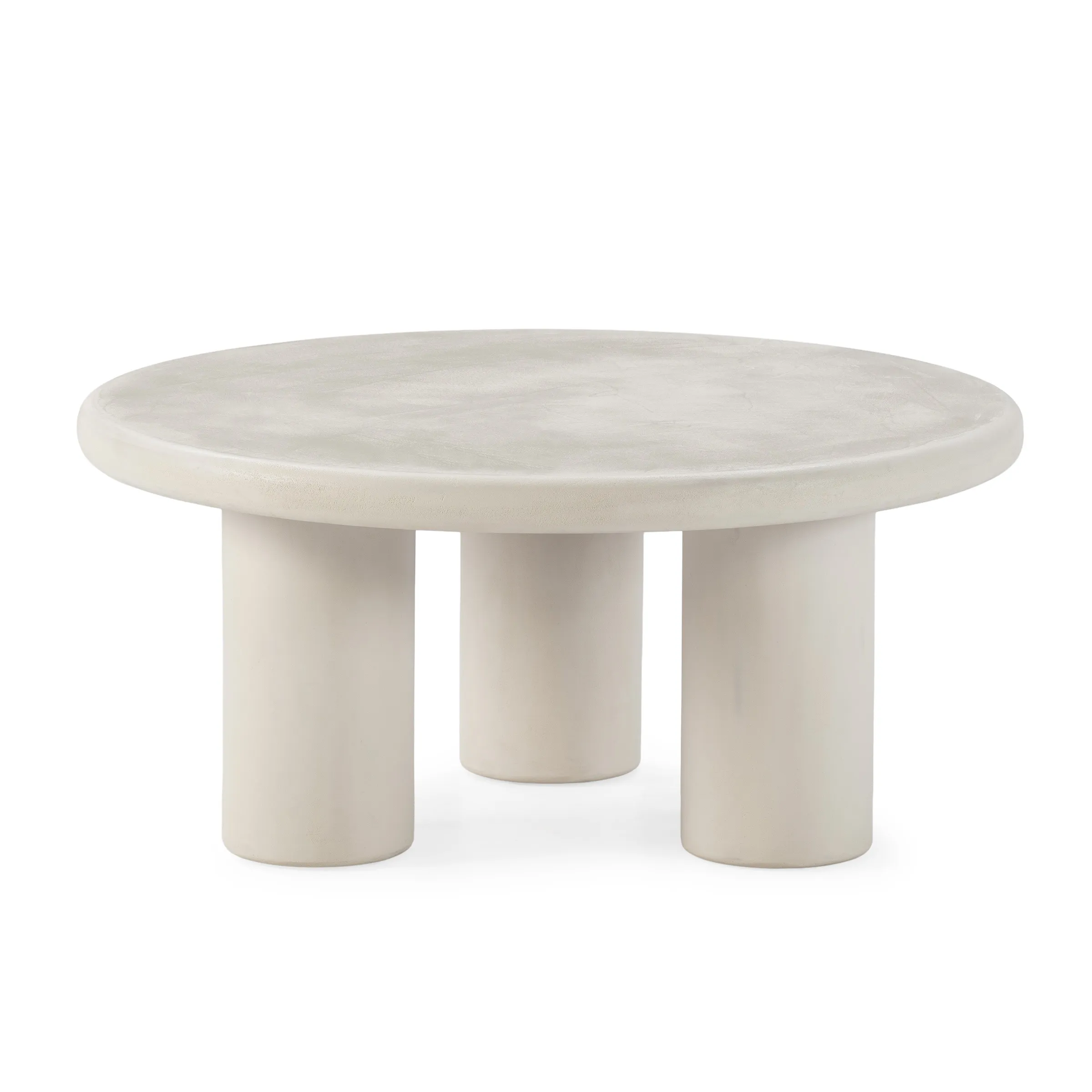 MESA CENTRO REDONDA IRIEL 3 PATAS CREMA EF.CEMENTO 2_risultato Mesa Centro Redonda Iriel Crema Efecto Cemento con tres patas y diseño contemporáneo