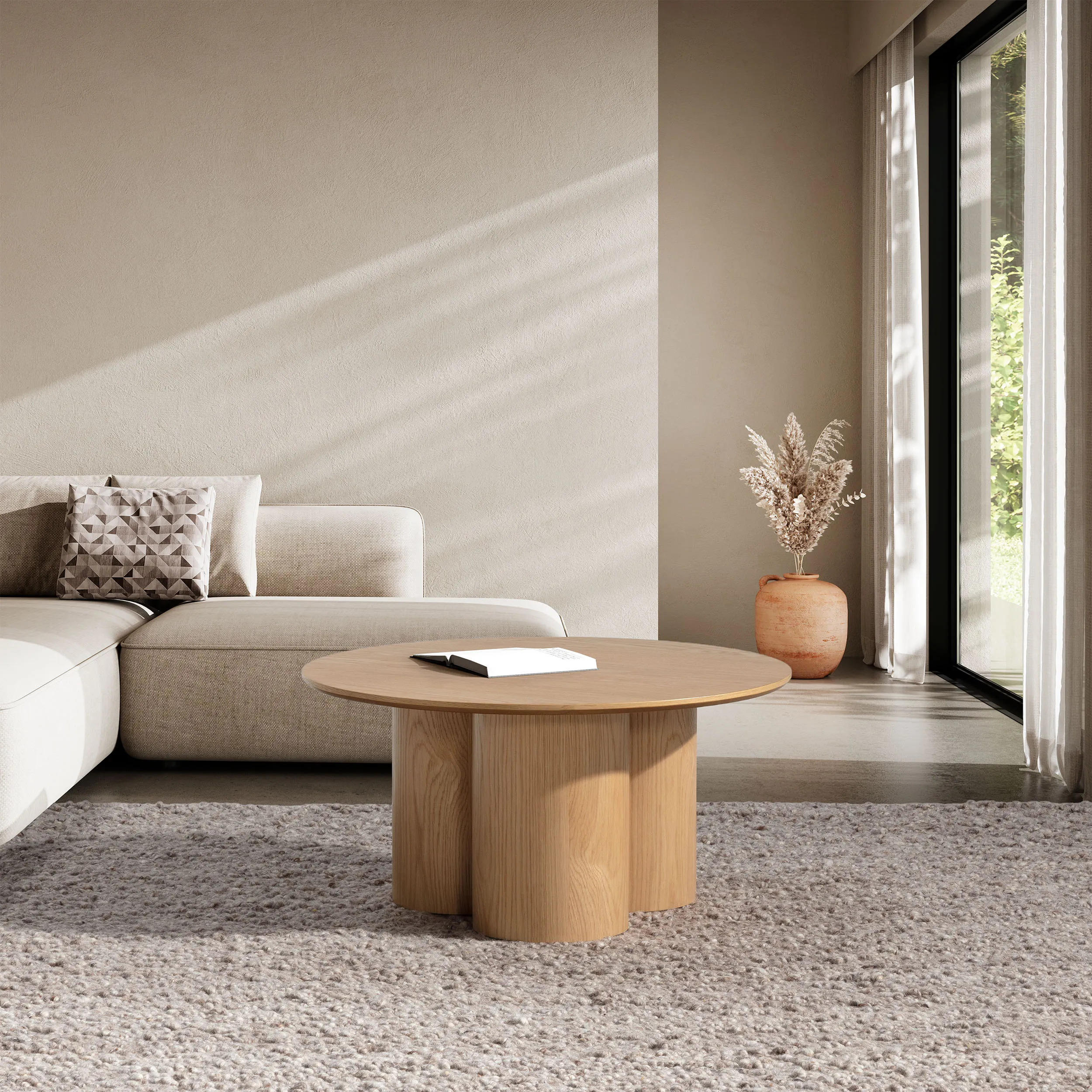 MESA CENTRO REDONDA LUA 80CM ROBLE 2_risultato