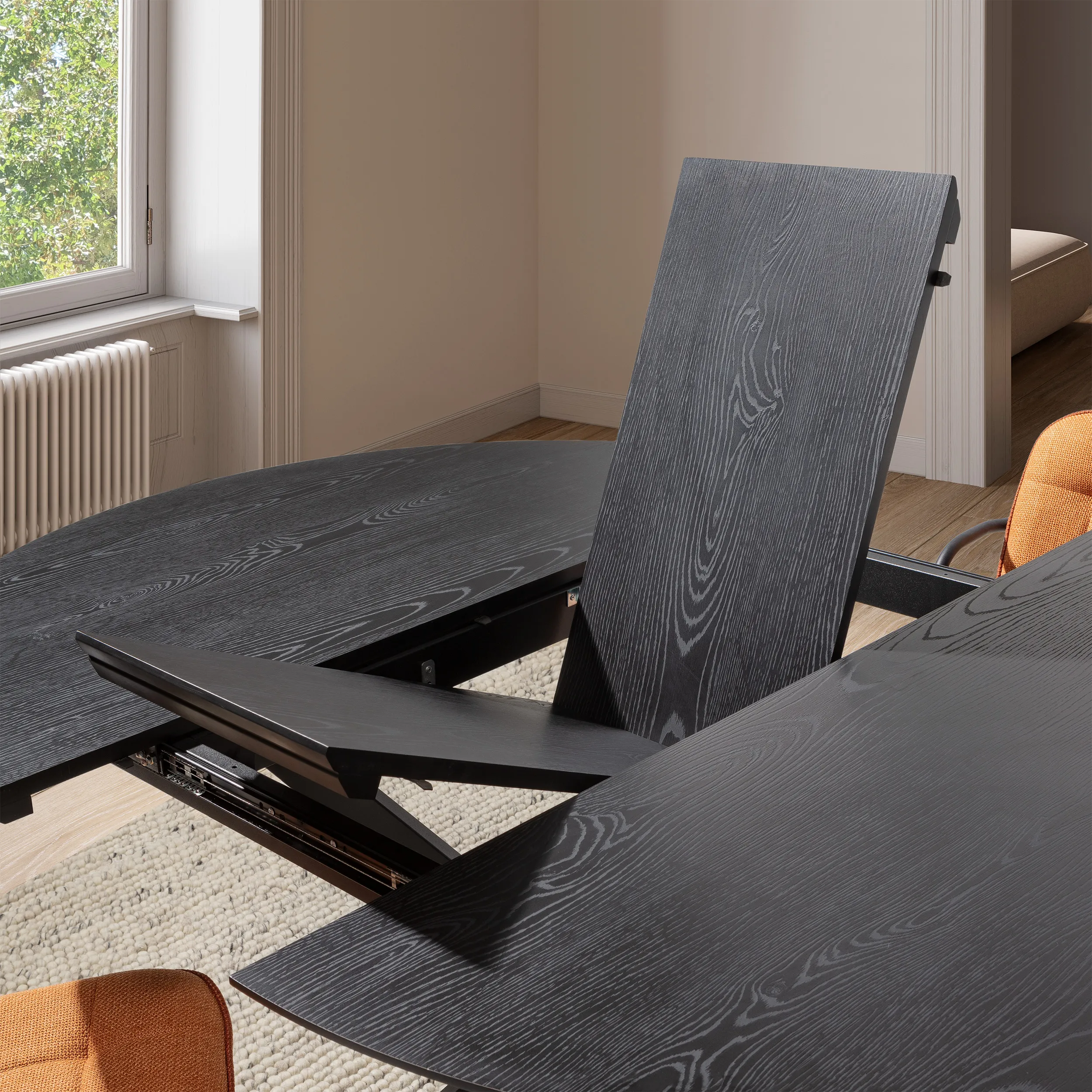 MESA REDONDA EXT. NAIRA 126-160 NEGRO PATA METAL 2_risultato