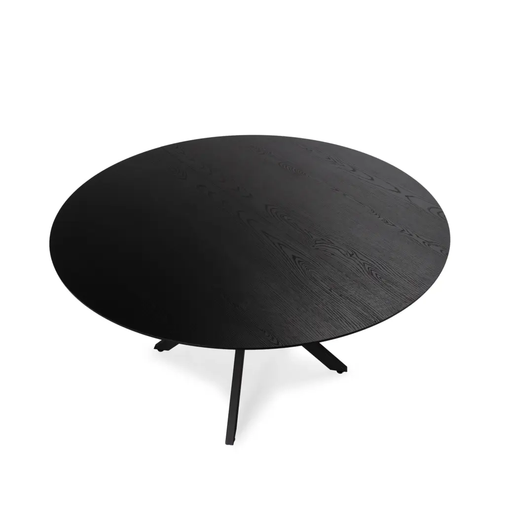 MESA REDONDA EXT. NAIRA 126-160 NEGRO PATA METAL 5_risultato