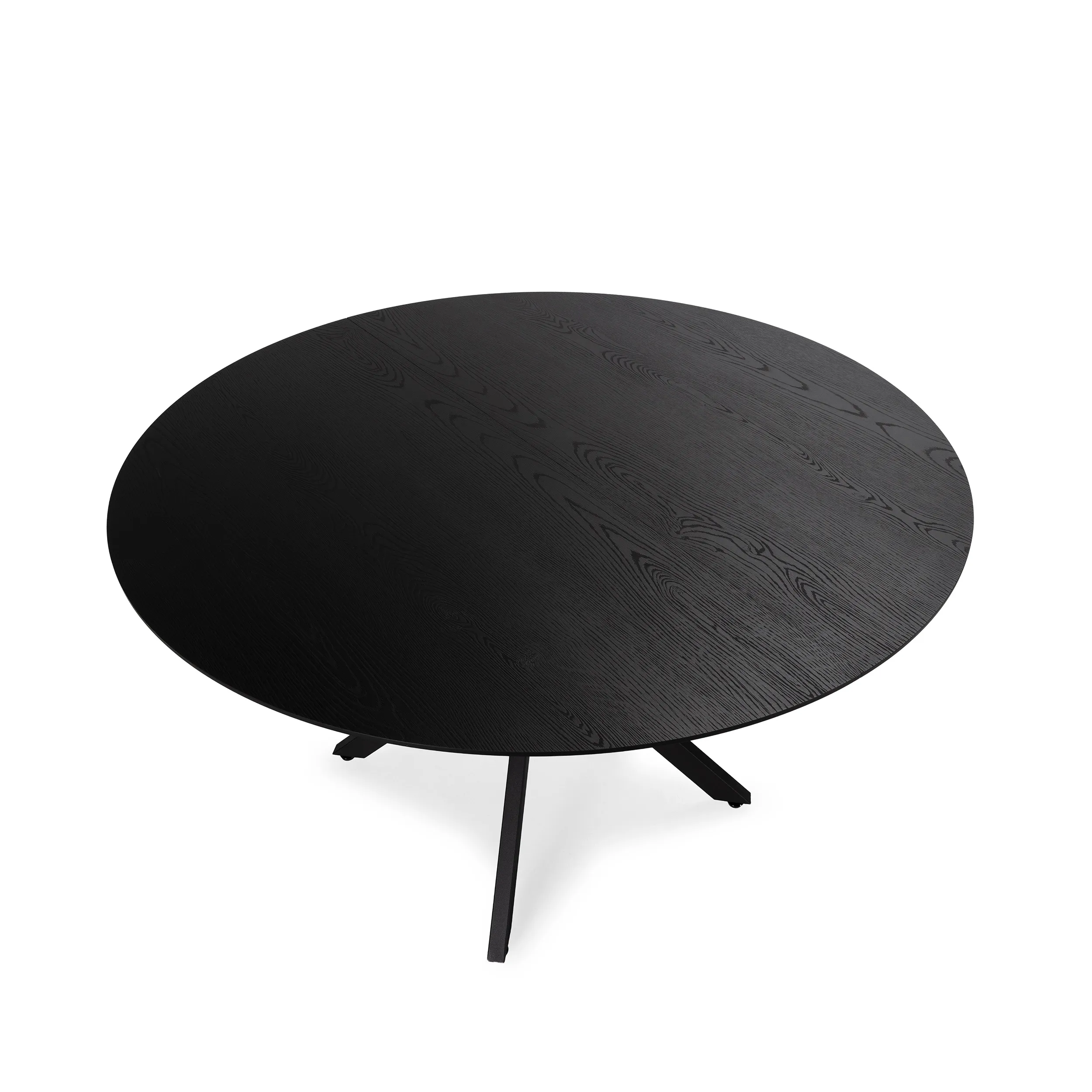 MESA REDONDA EXT. NAIRA 126-160 NEGRO PATA METAL 5_risultato