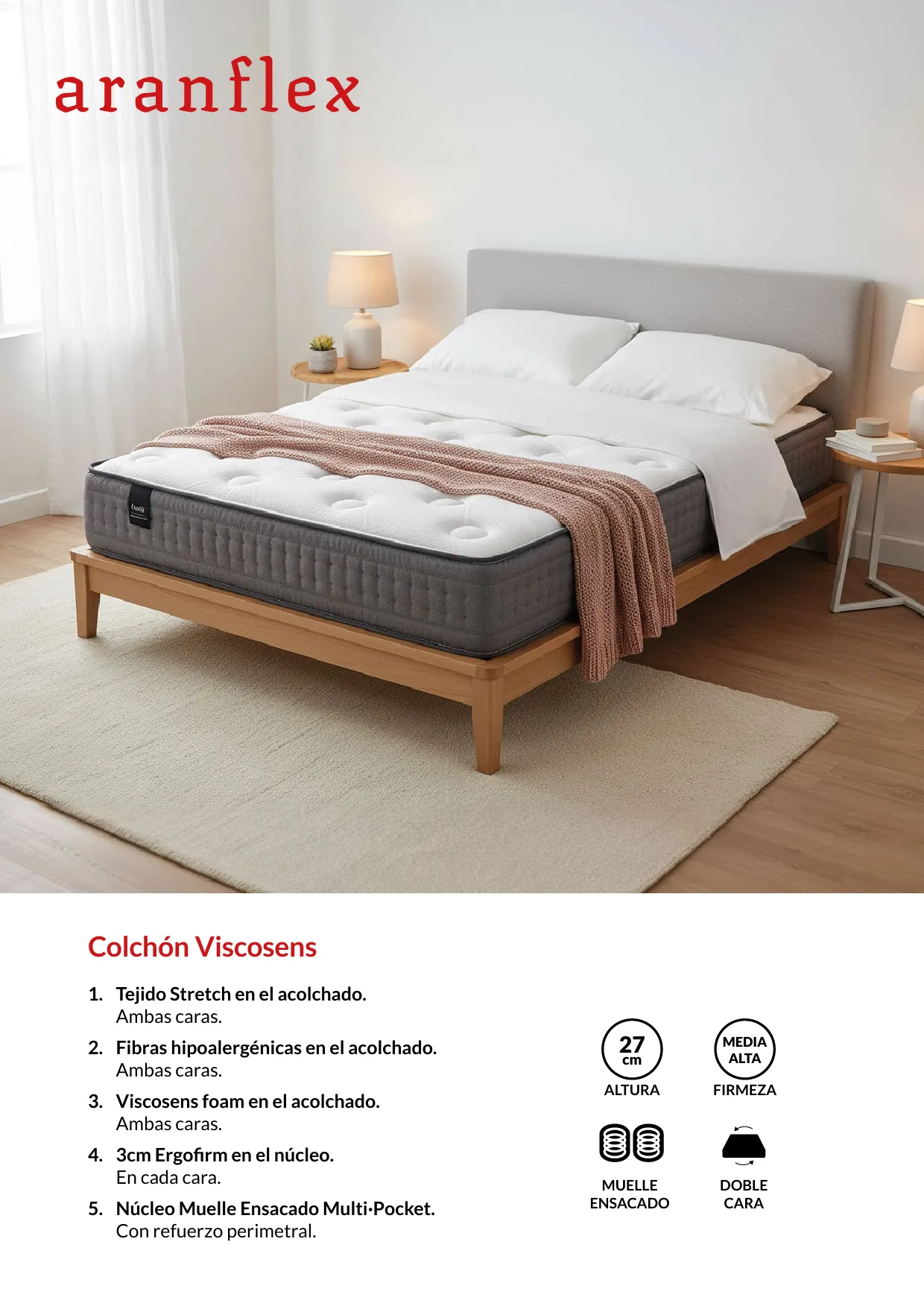 Colchón Viscosens 3