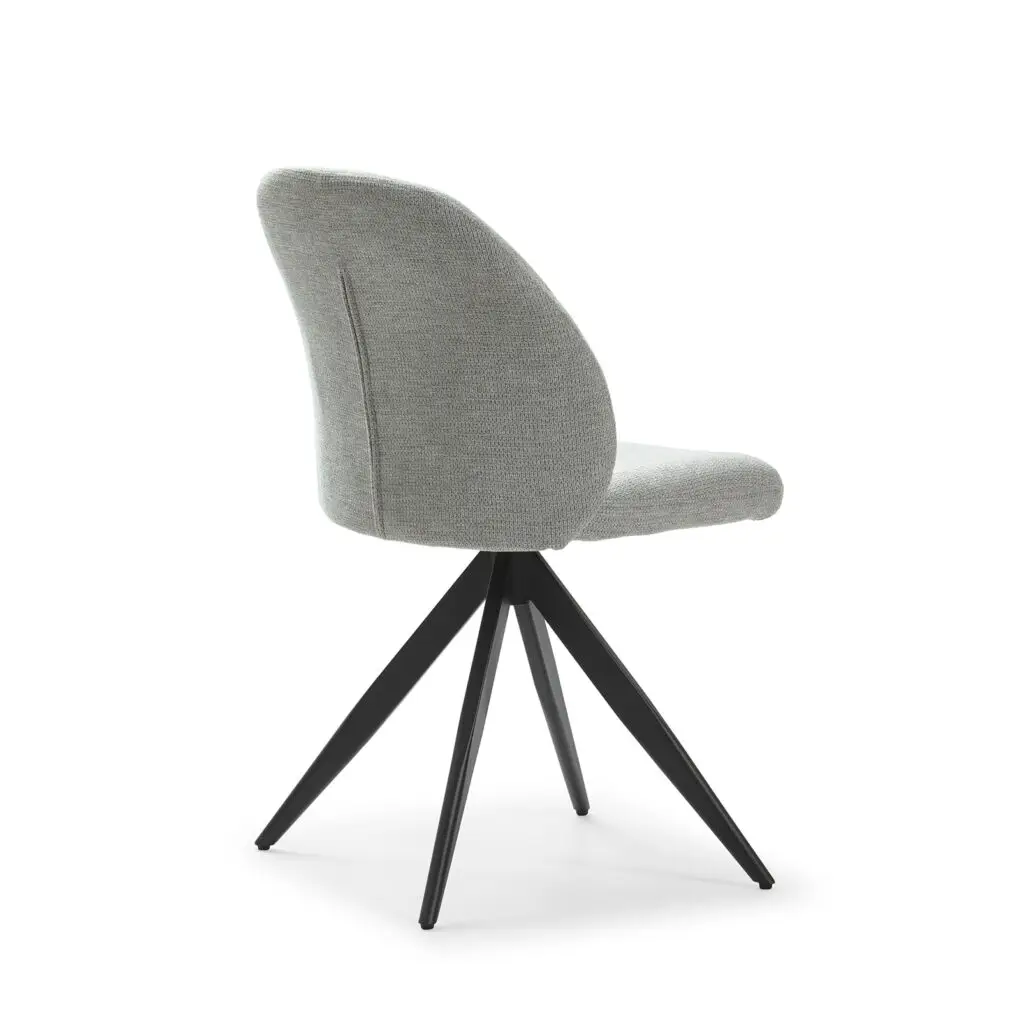 Silla Giratoria Tamara Gris Claro 4