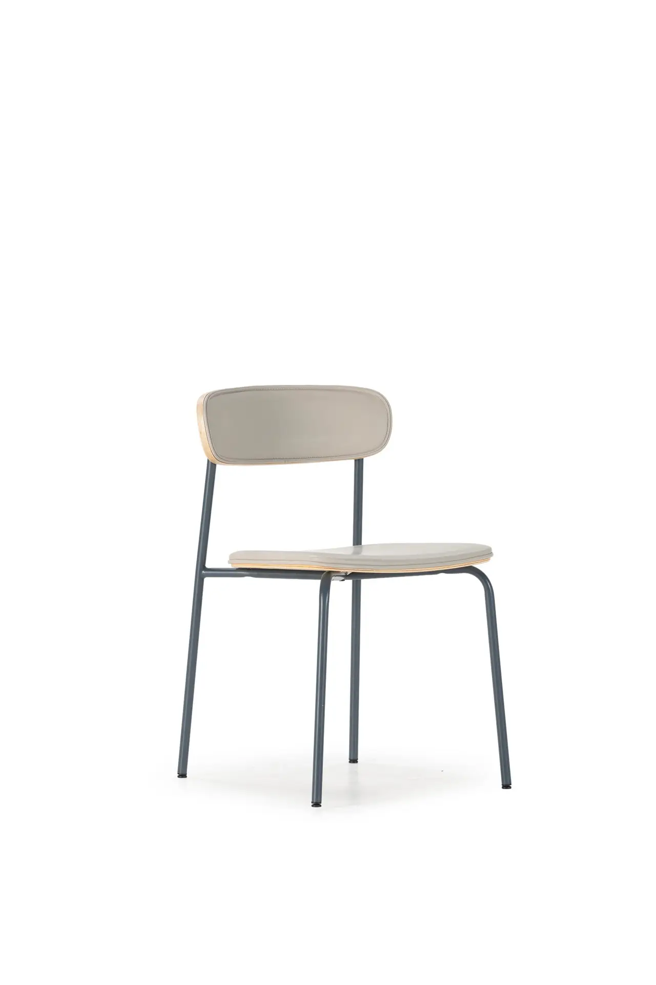 Silla Saula Beige:Pata Azul Oscuro 2