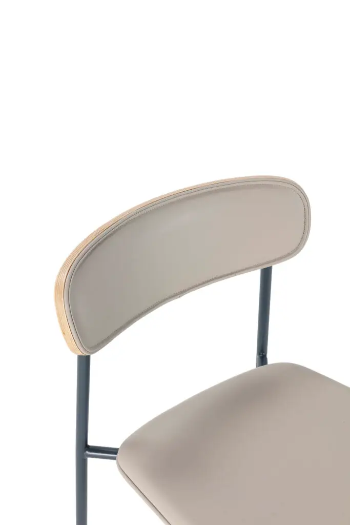 Silla Saula Beige:Pata Azul Oscuro 3
