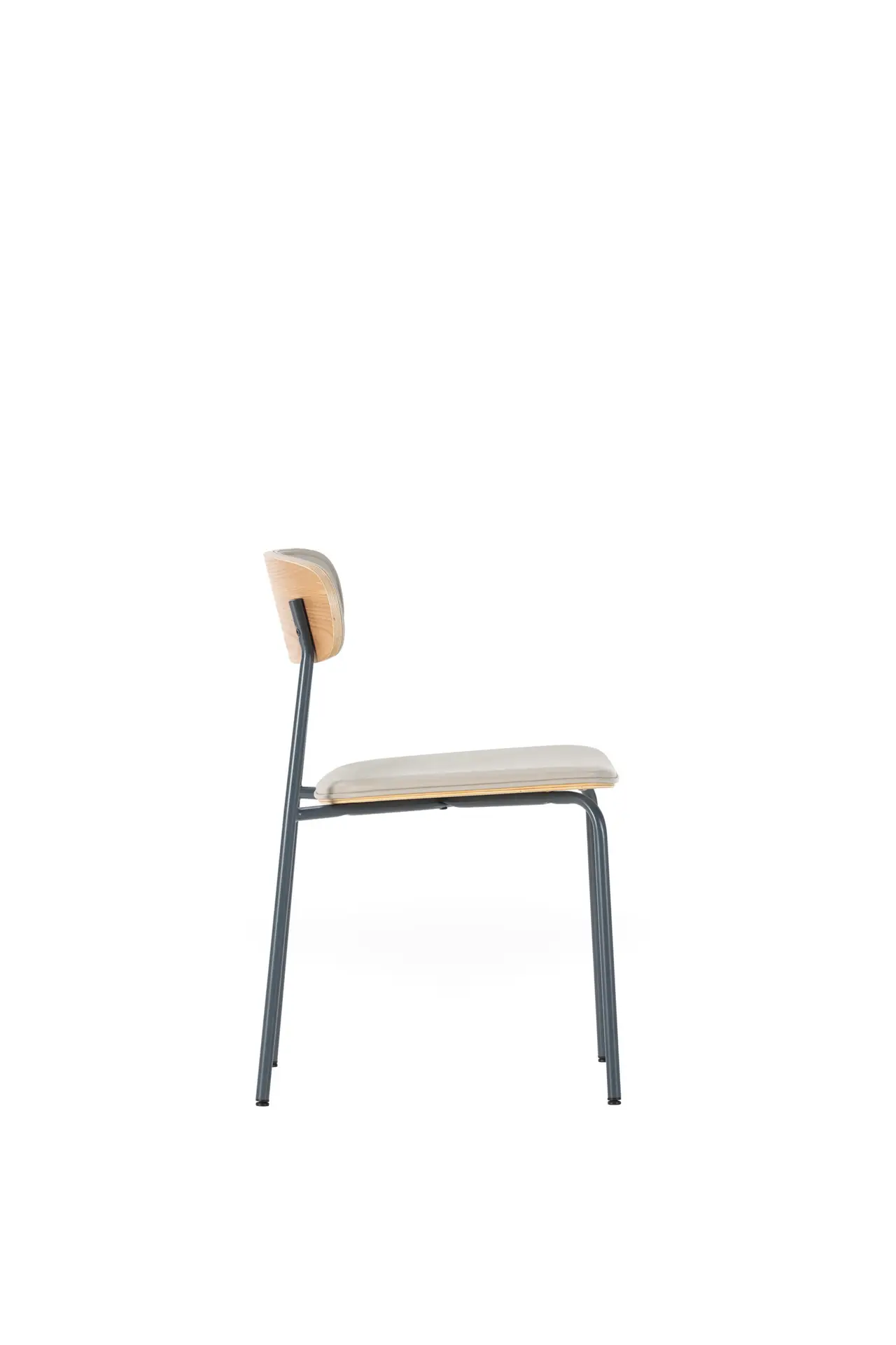 Silla Saula Beige:Pata Azul Oscuro 5