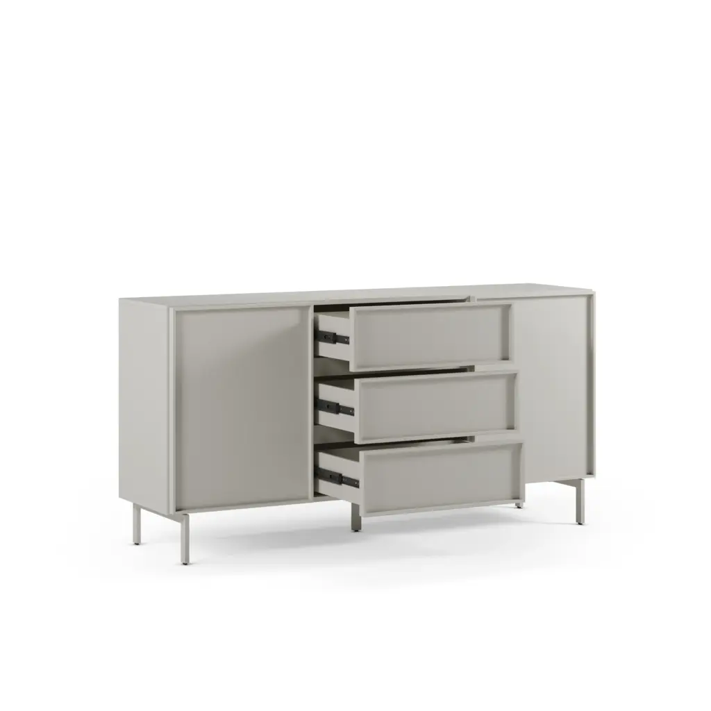 Aparador BRISE 2 puertas 160cm Crema 2_risultato Aparador Brise Crema con 2 Puertas
