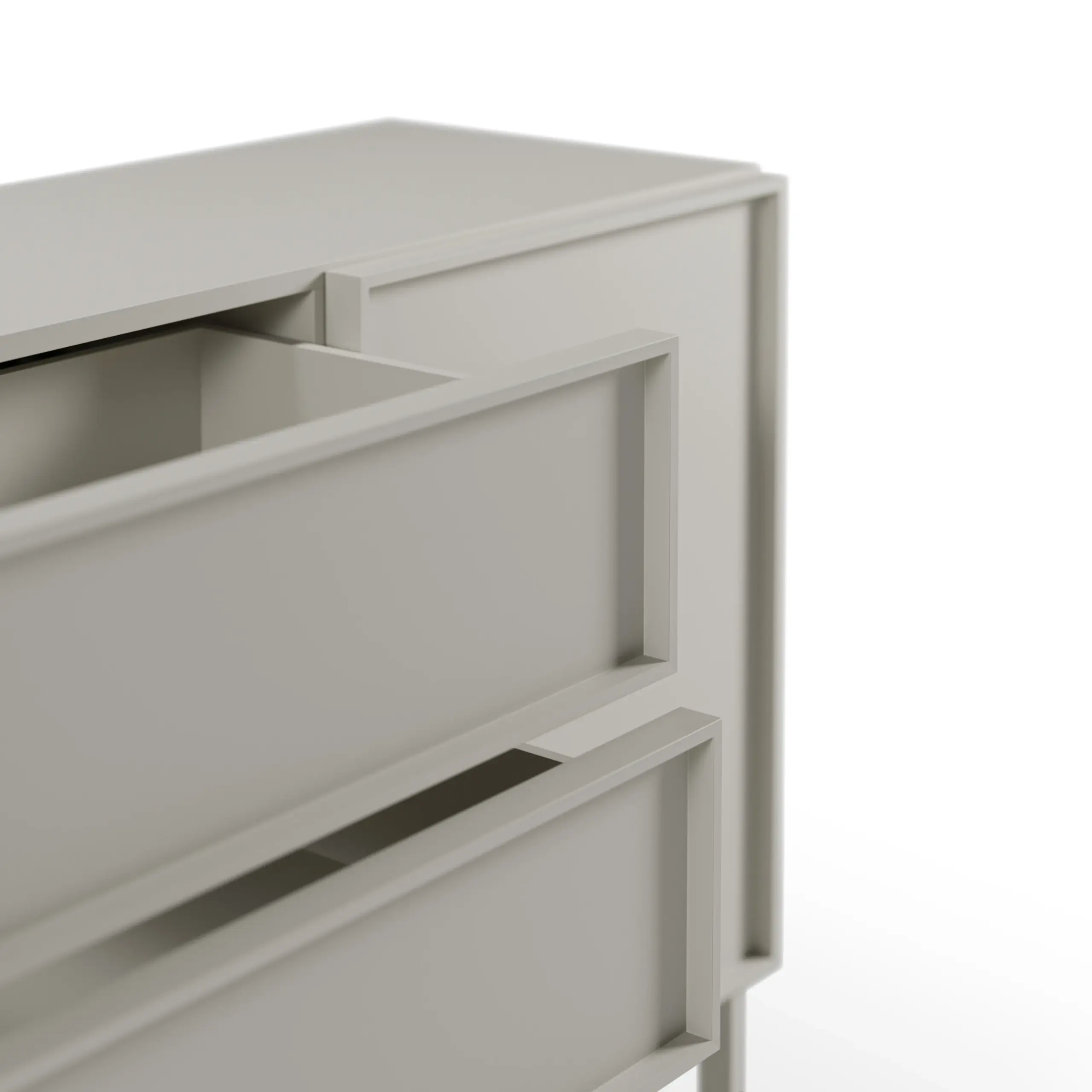 Aparador BRISE 2 puertas 160cm Crema 4_risultato Aparador Brise Crema con 2 Puertas