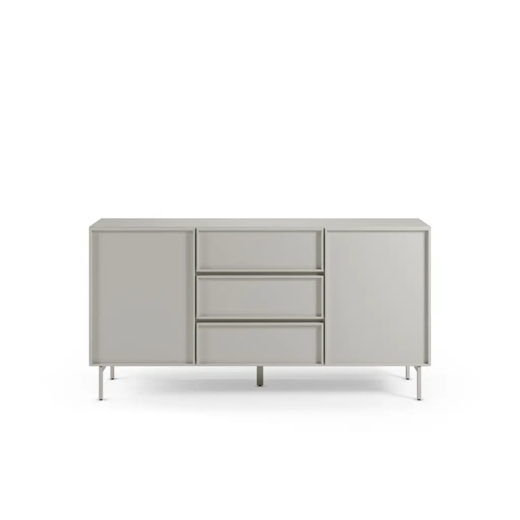 Aparador BRISE 2 puertas 160cm Crema 5_risultato Aparador Brise Crema con 2 Puertas