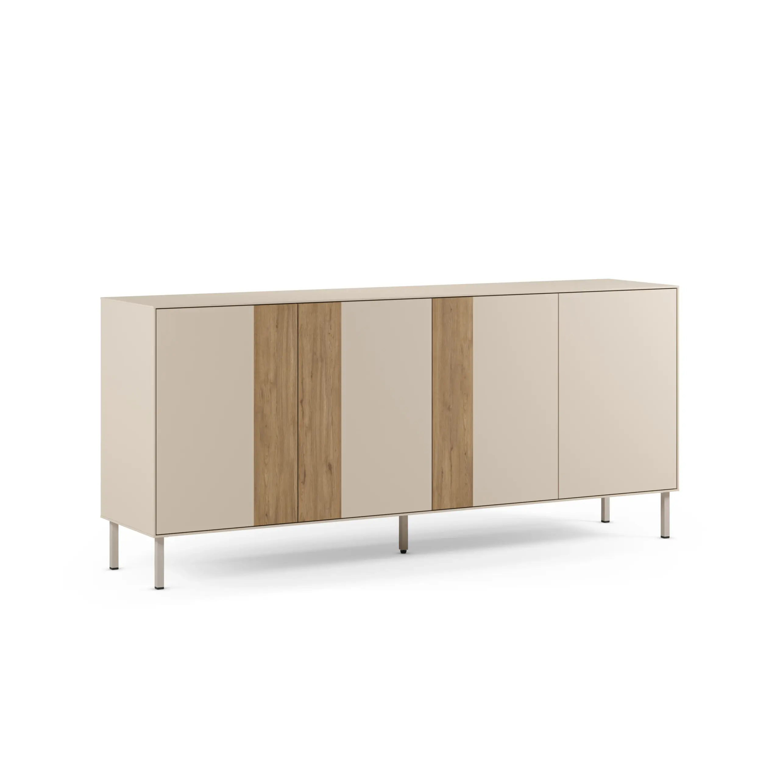 Aparador Marina 4 Puertas 180 cm Crema Sepet Pie Crema 1_risultato Aparador Marina 4 Puertas 180 cm Crema Sepet Pie Crema