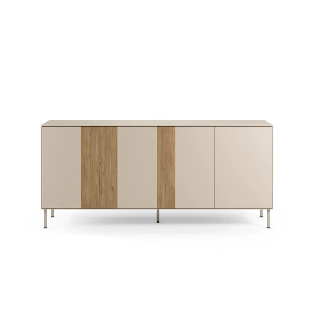 Aparador Marina 4 Puertas 180 cm Crema Sepet Pie Crema 4_risultato