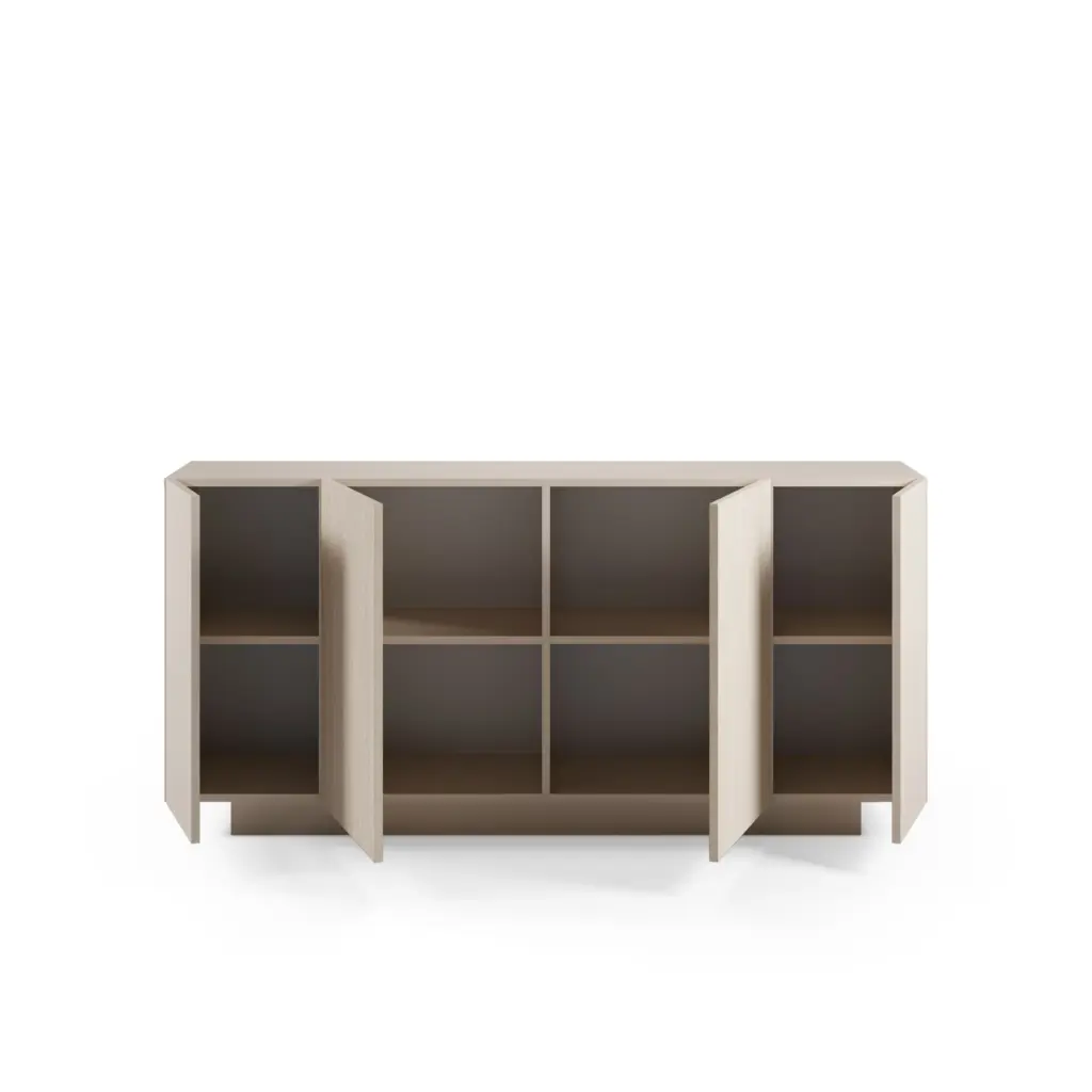Aparador Victor 4 Puertas 170 cm Crema Pusula