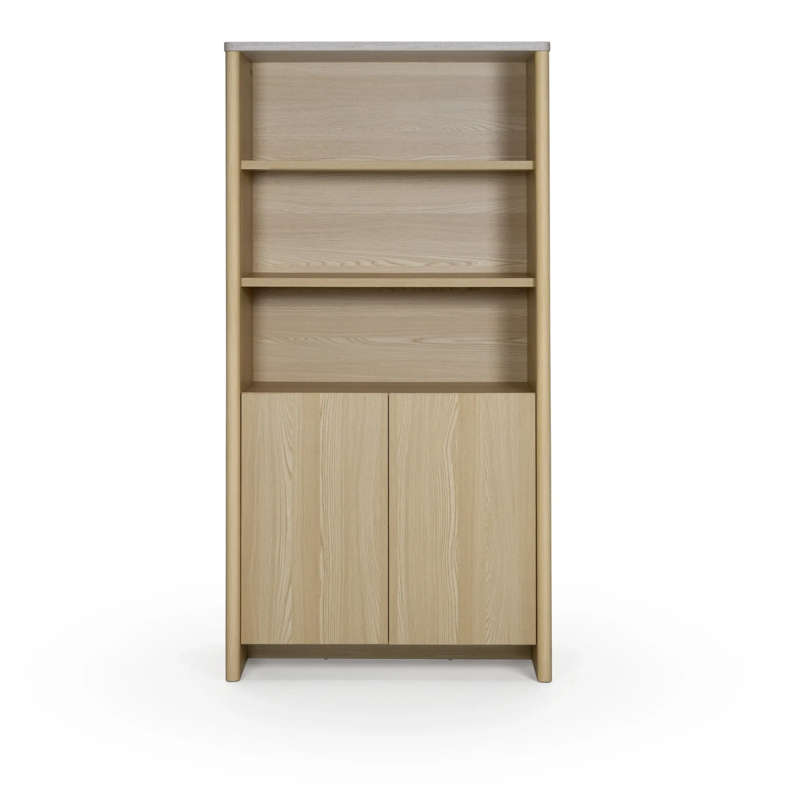 Estantería Dore 90 cm Roble Claro Mármol