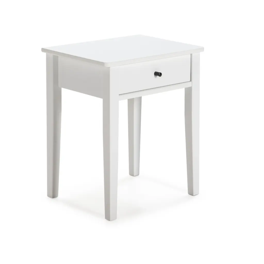 Mesita de Noche Bart 1 Cajón Blanco