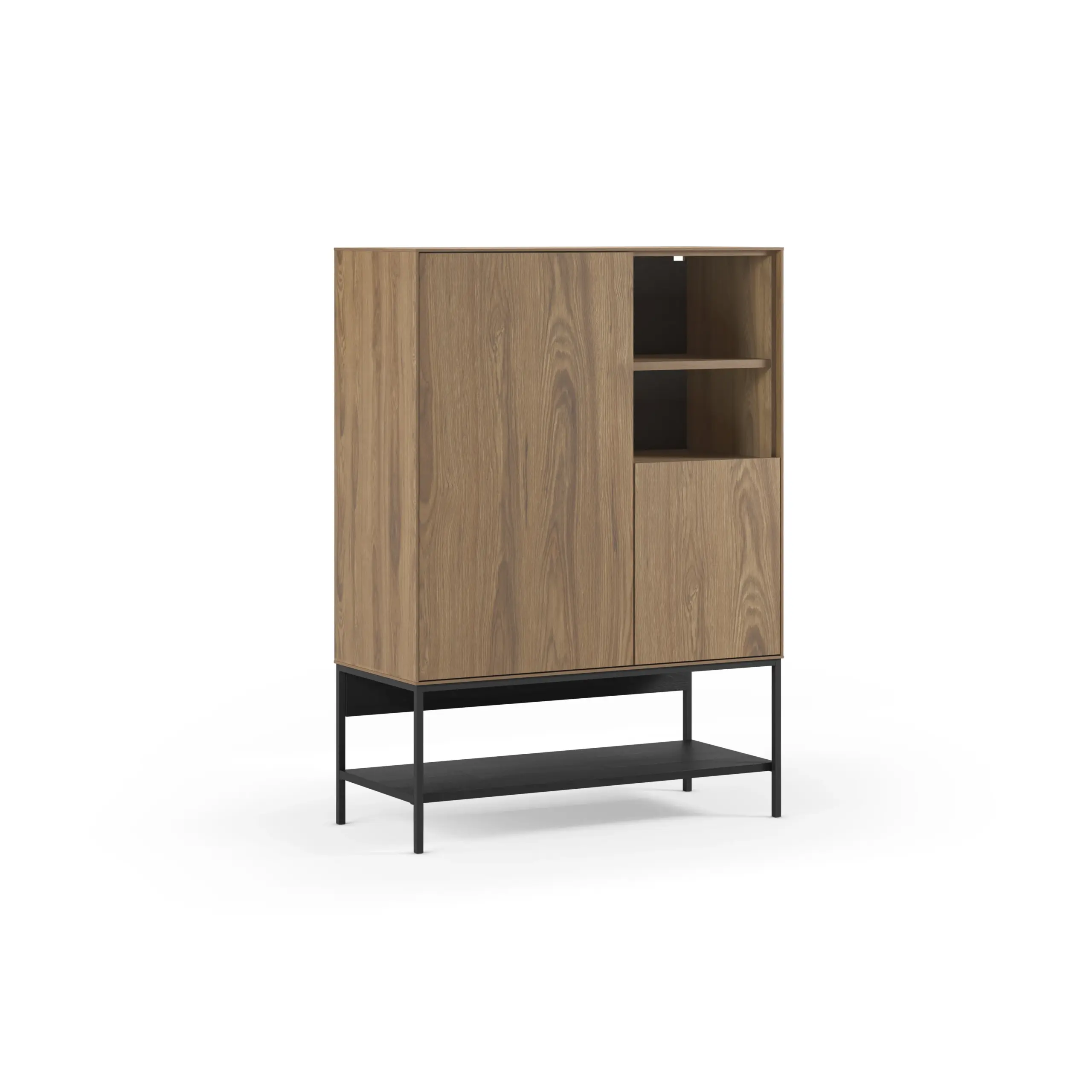 Mueble Auxiliar Alto Amira Roble Negro 2_risultato Mueble Auxiliar Alto Amira Roble Negro