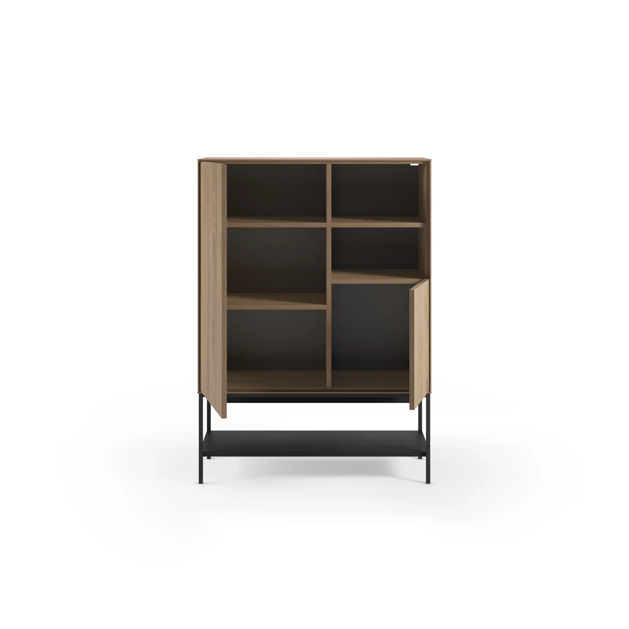 Mueble Auxiliar Alto Amira Roble Negro 3_risultato Mueble Auxiliar Alto Amira Roble Negro