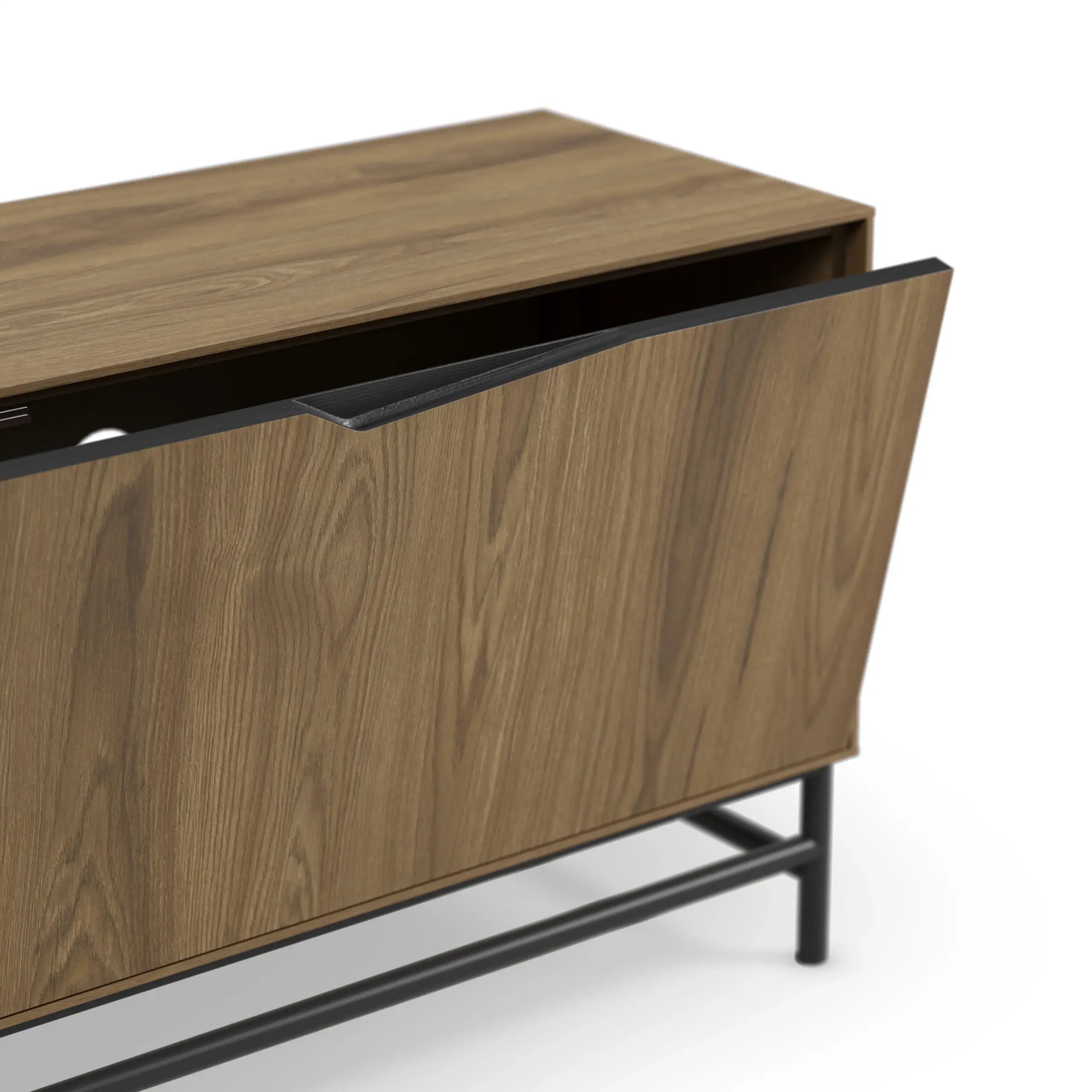 Mueble TV Aiden 150 cm Roble Negro Pata Negra 3_risultato Mueble TV Aiden 150 cm Roble Negro Pata Negra