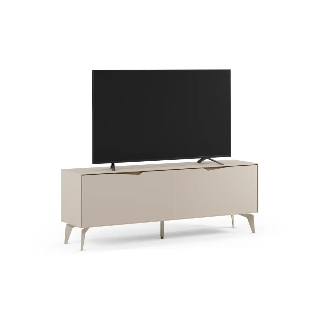 Mueble TV Jaden Crema Roble-UD 2 Puertas