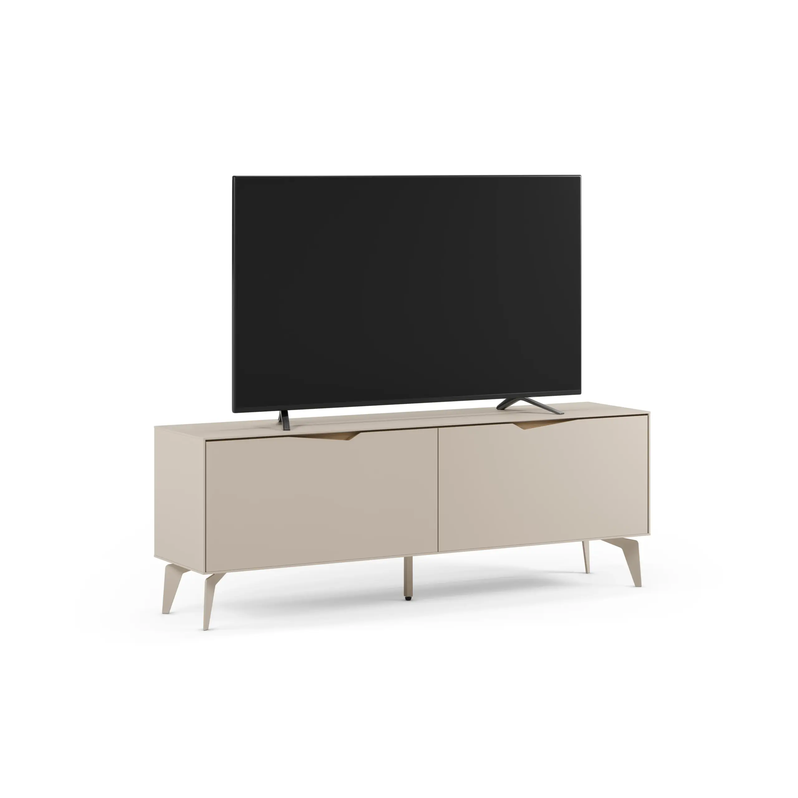 Mueble TV Jaden Crema Roble-UD 2 Puertas