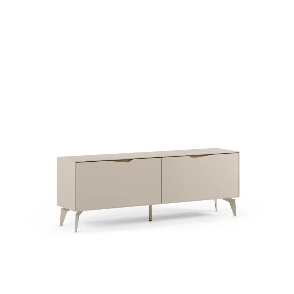 Mueble TV Jaden Crema Roble-UD 2 Puertas